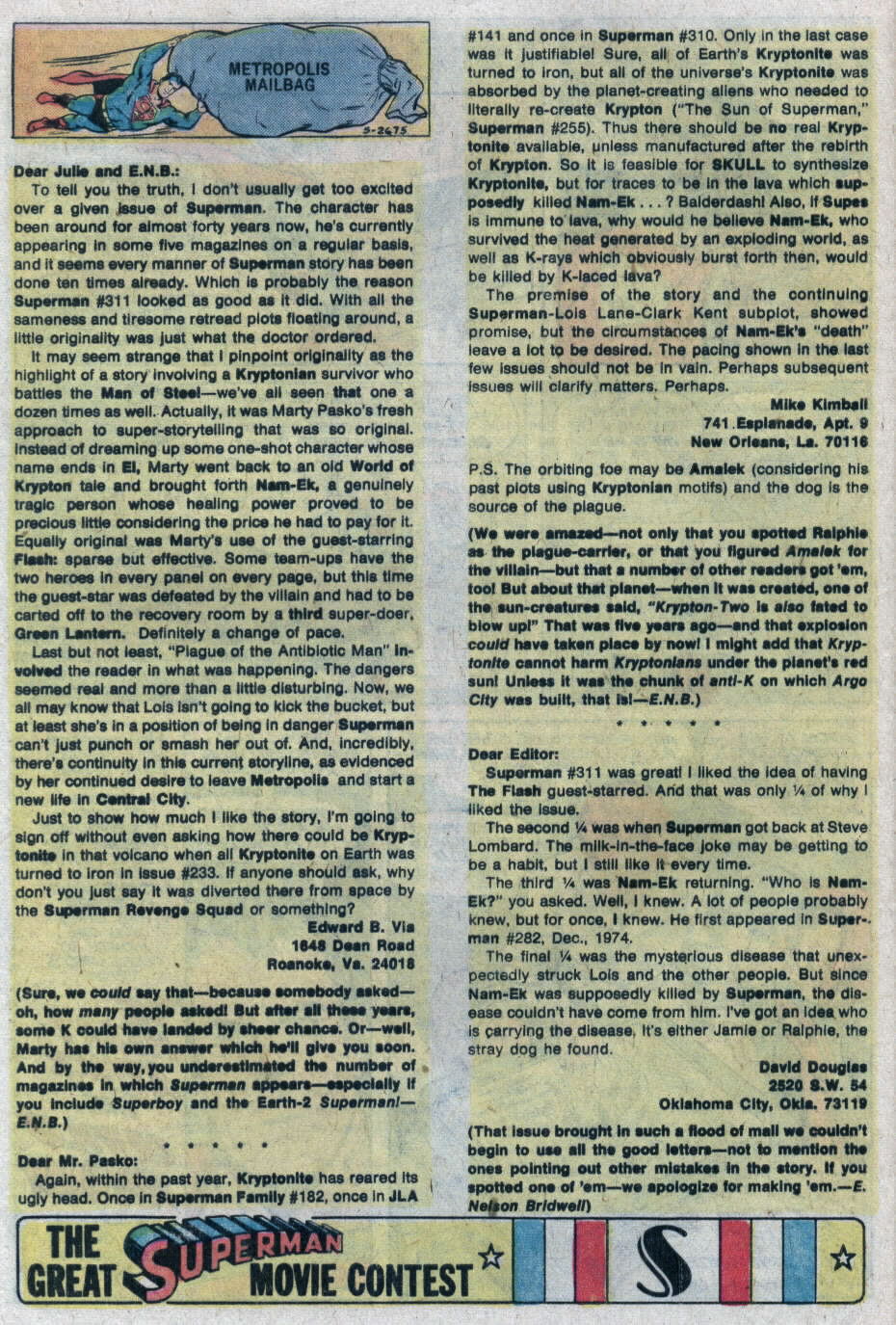 Read online Superman (1939) comic -  Issue #315 - 19