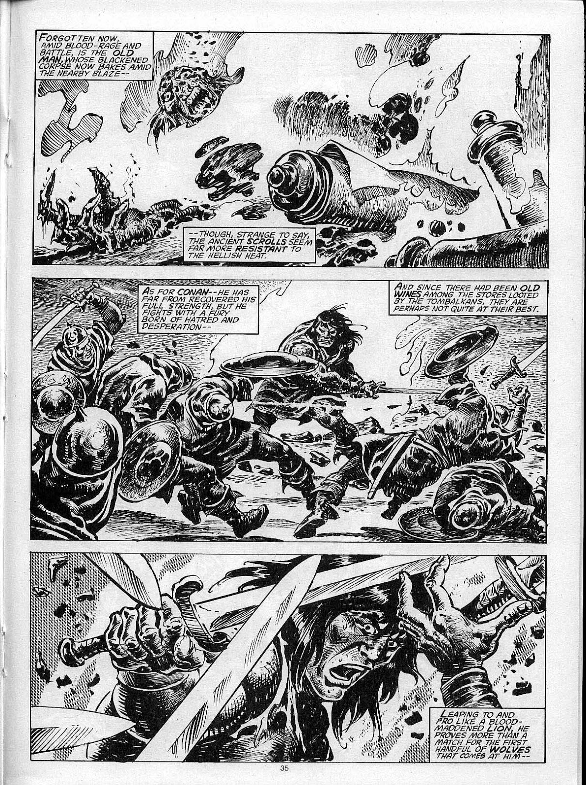 The Savage Sword Of Conan issue 204 - Page 37