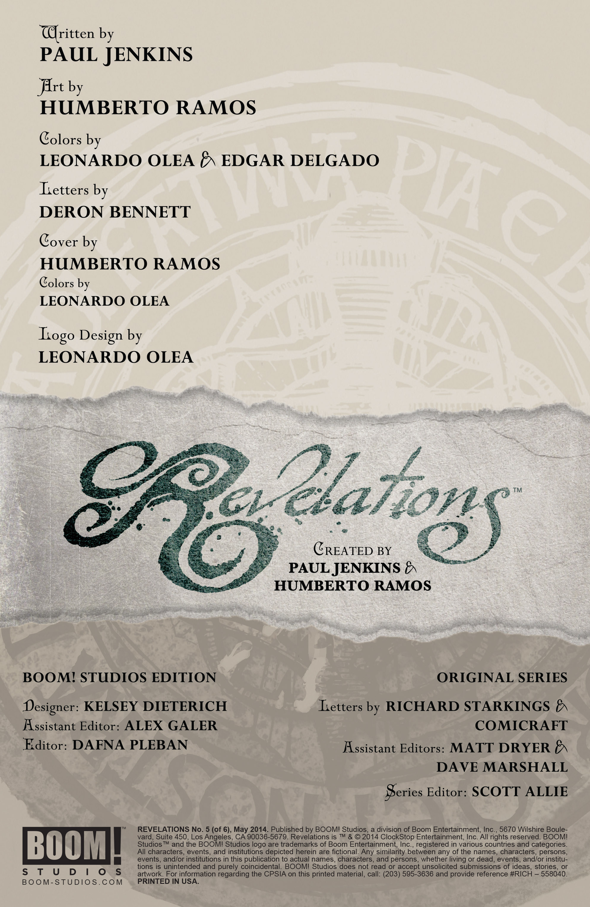 Read online Revelations (2014) comic -  Issue #5 - 2