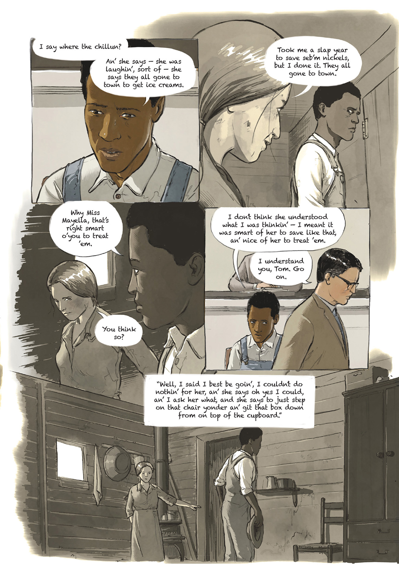 Read online To Kill a Mockingbird: A Graphic Novel comic -  Issue # TPB (Part 3) - 19