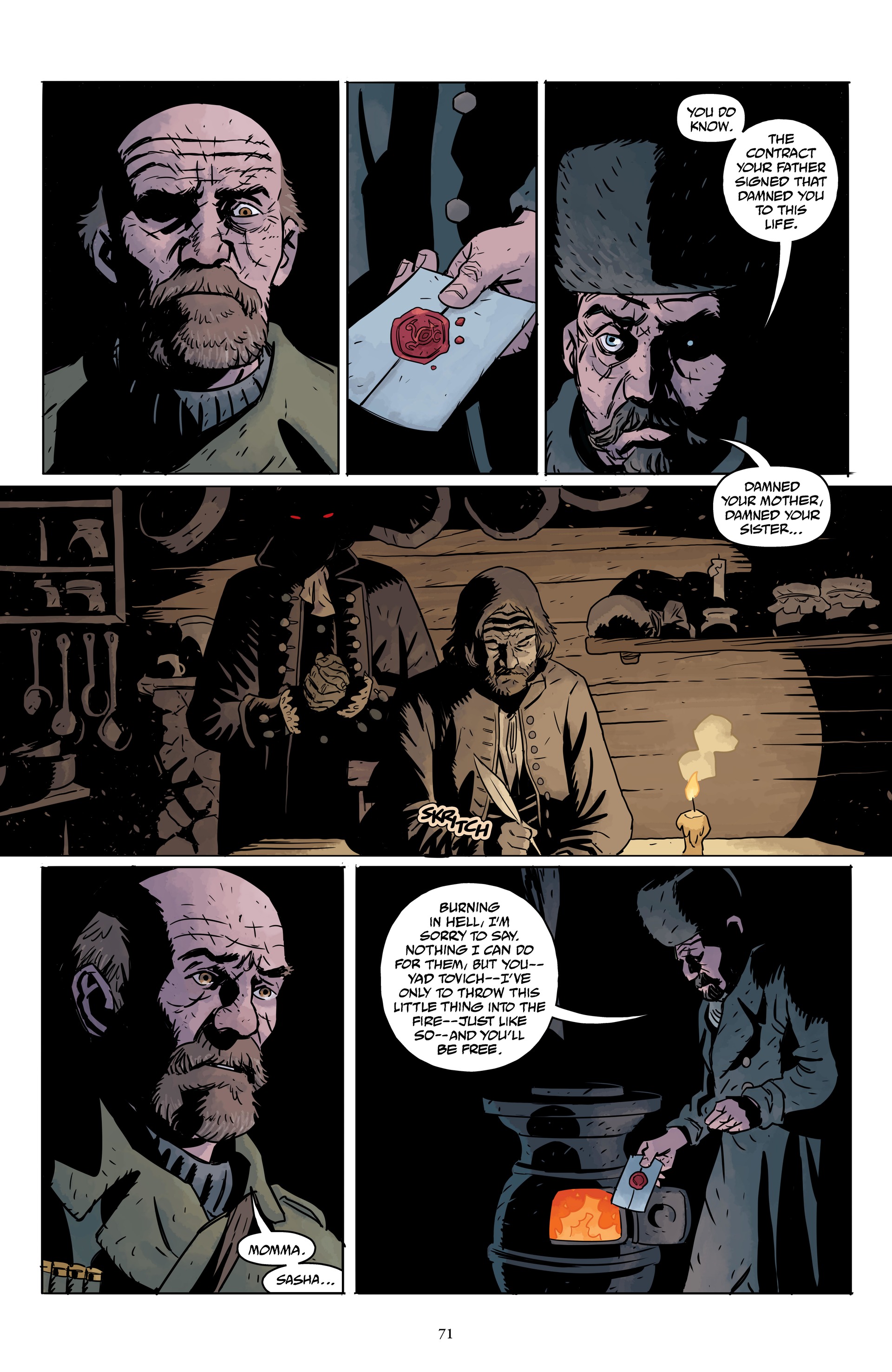 Read online Hellboy and the B.P.R.D.: The Return of Effie Kolb and Others comic -  Issue # TPB (Part 1) - 73