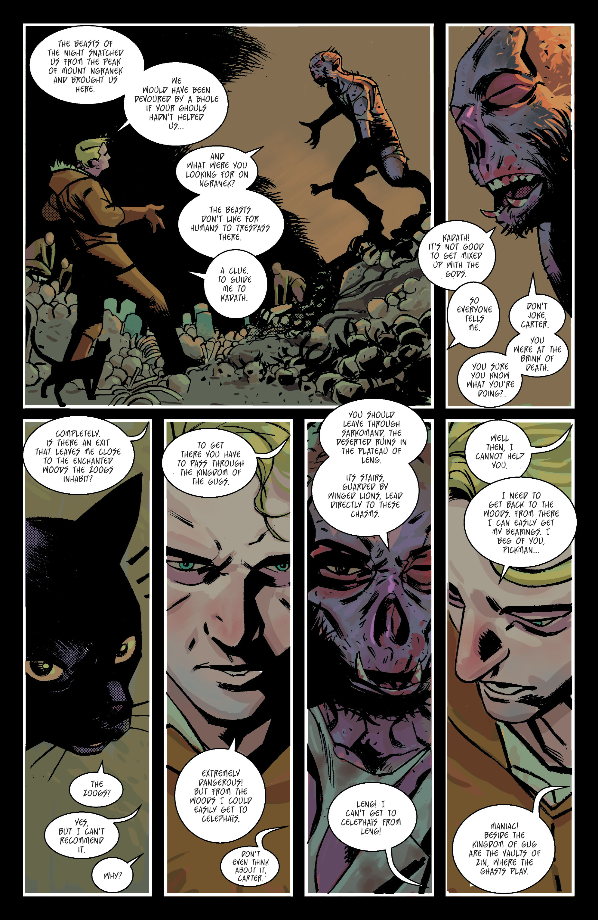 Read online Lovecraft Unknown Kadath comic -  Issue #3 - 20