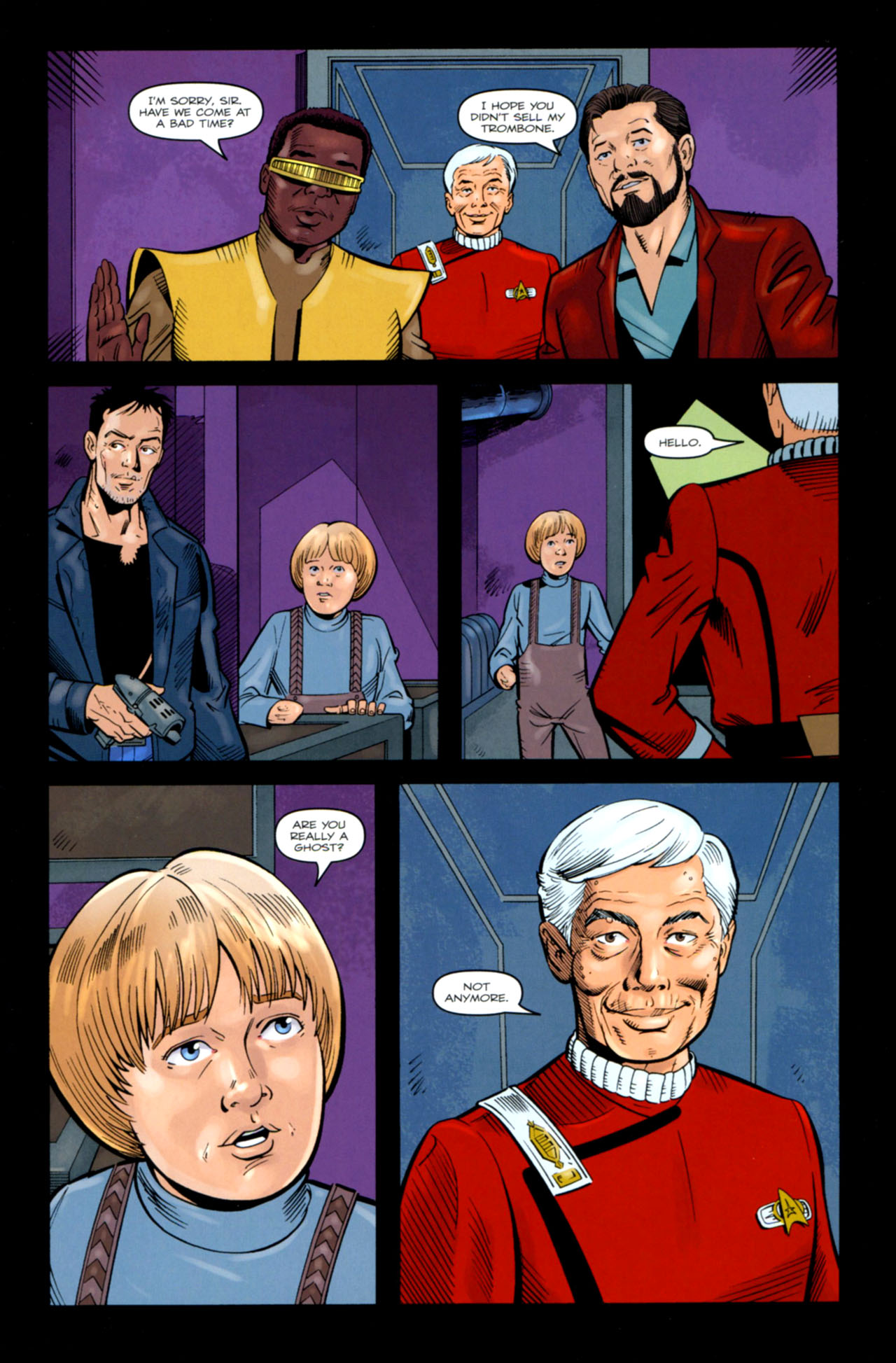 Read online Star Trek: The Next Generation: The Last Generation comic -  Issue #4 - 6