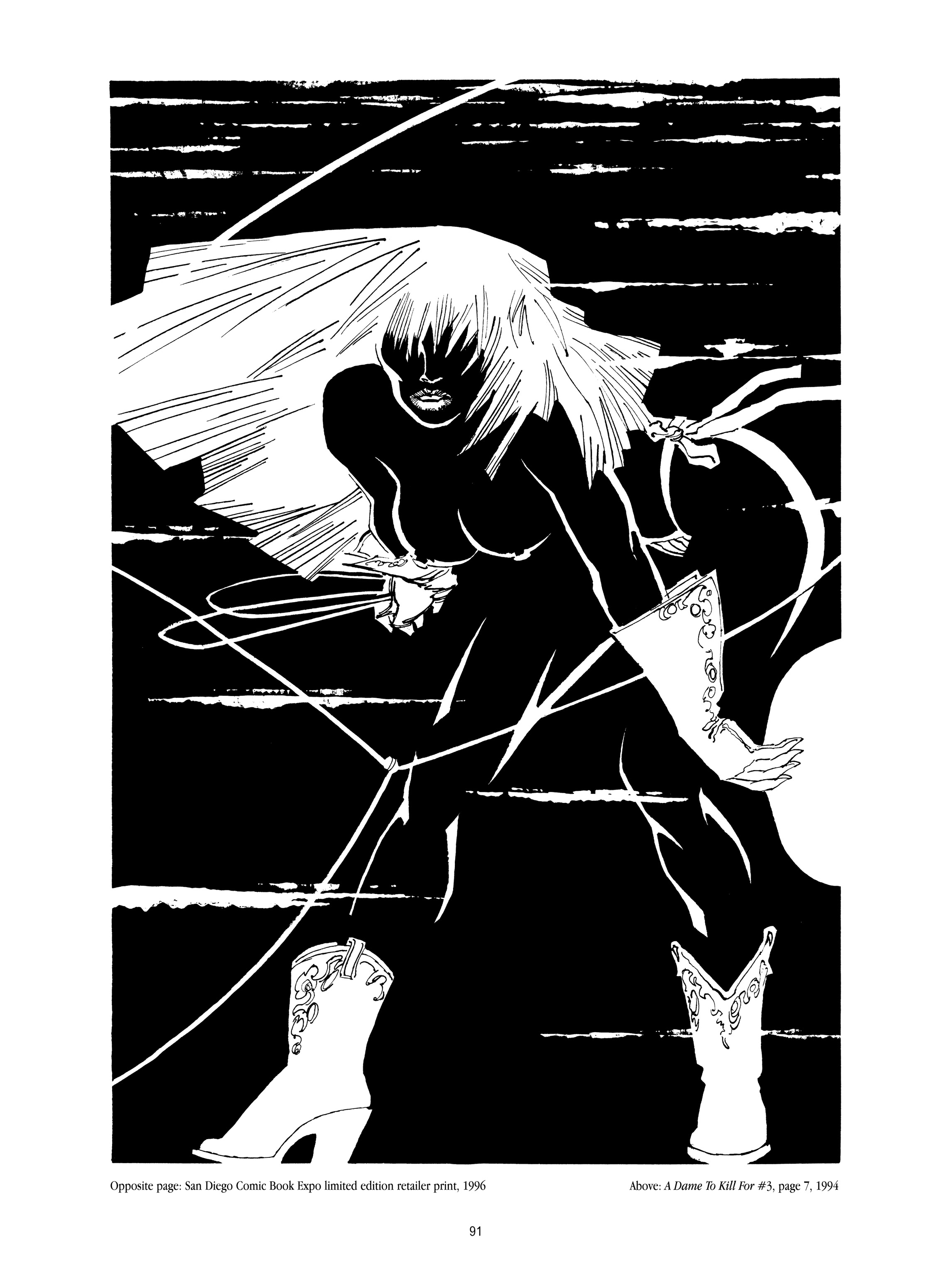Read online Frank Miller: The Art of Sin City comic -  Issue # TPB - 98