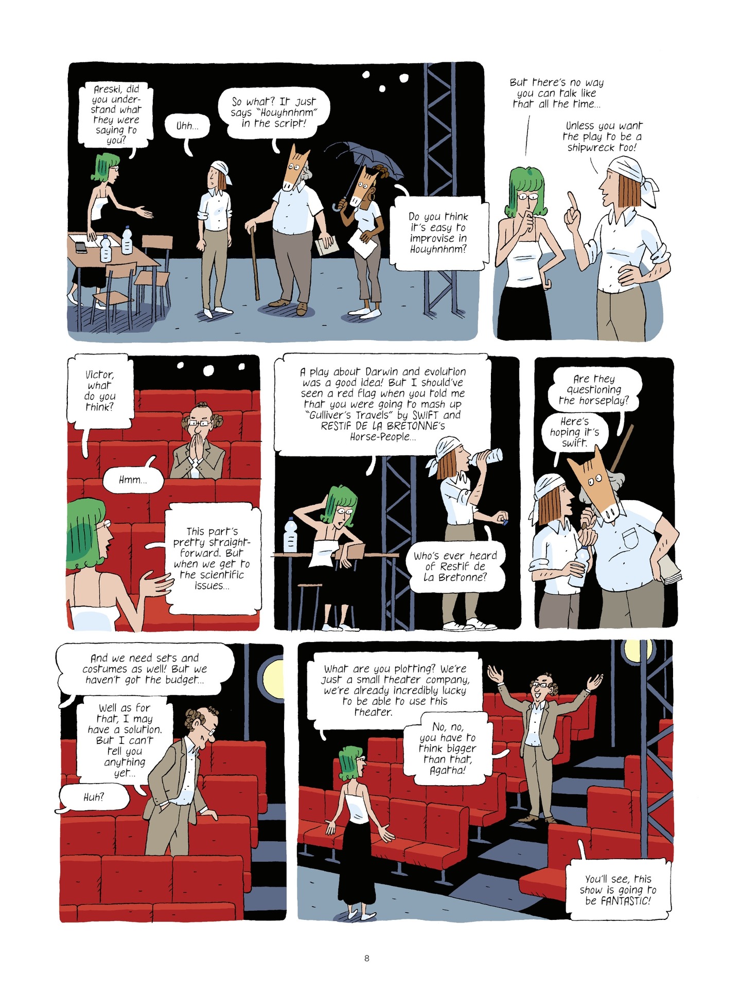Read online Evolution, Darwin, God, and the Horse-People comic -  Issue # TPB - 7