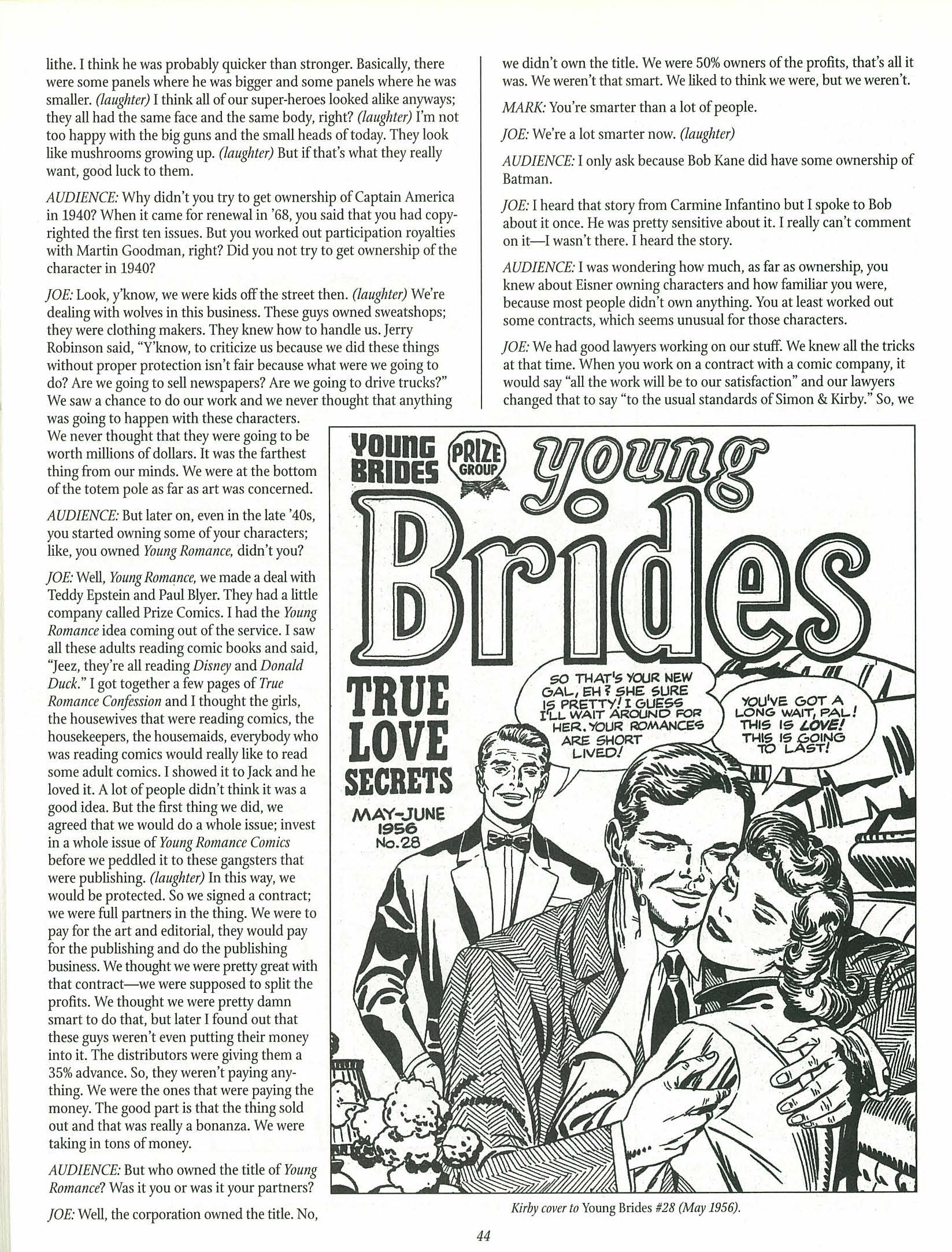 Read online The Jack Kirby Collector comic -  Issue #25 - 44