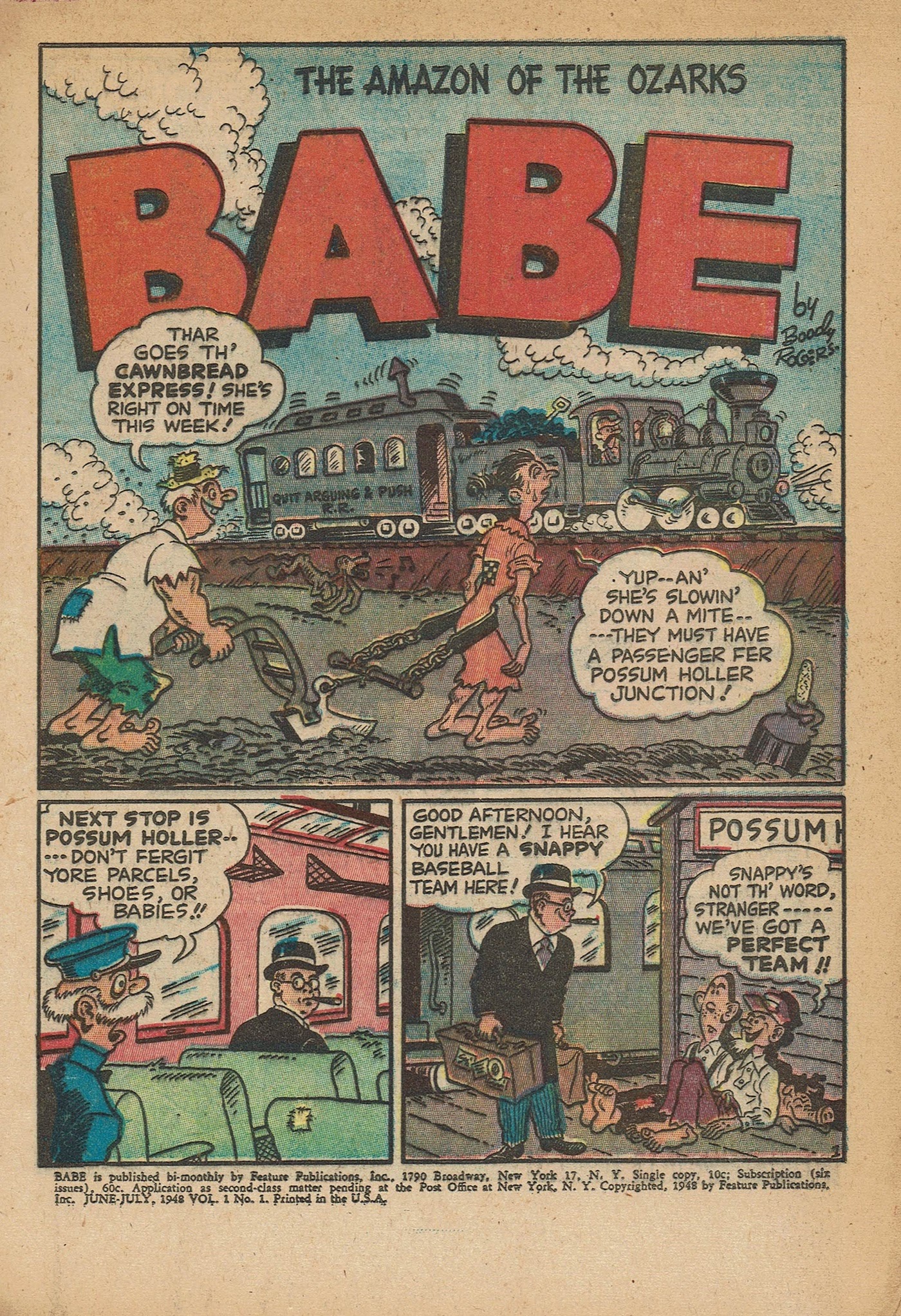 Read online Babe (1948) comic -  Issue #1 - 3