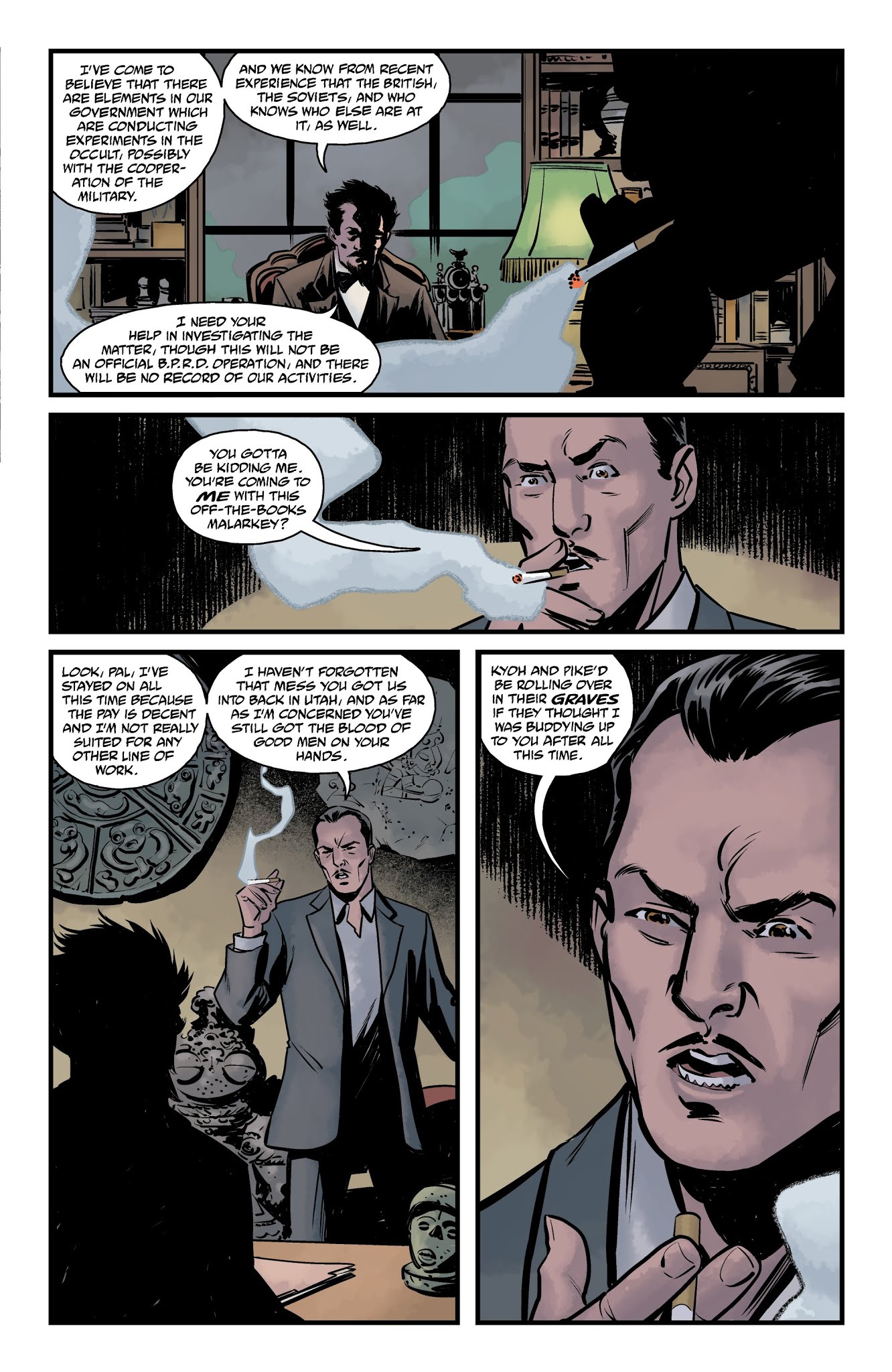 Read online Hellboy and the B.P.R.D. 1956 comic -  Issue #2 - 16