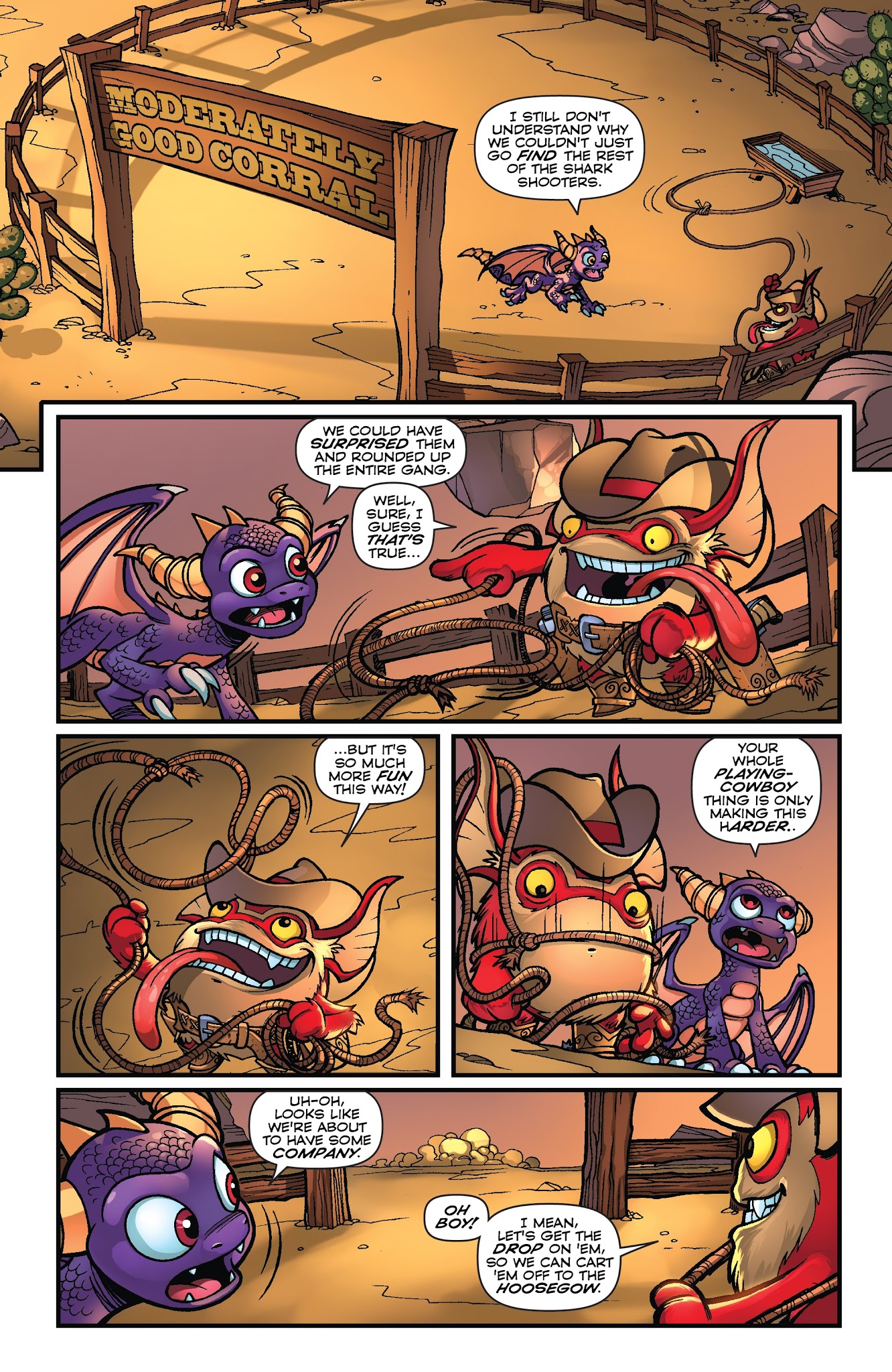 Read online Skylanders Quarterly-Spyro & Friends: Goldslinger comic -  Issue # Full - 10