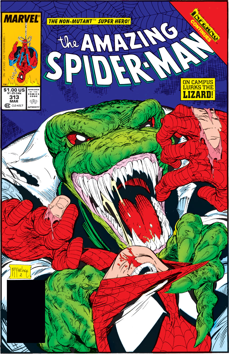Read online The Amazing Spider-Man (1963) comic -  Issue #313 - 1