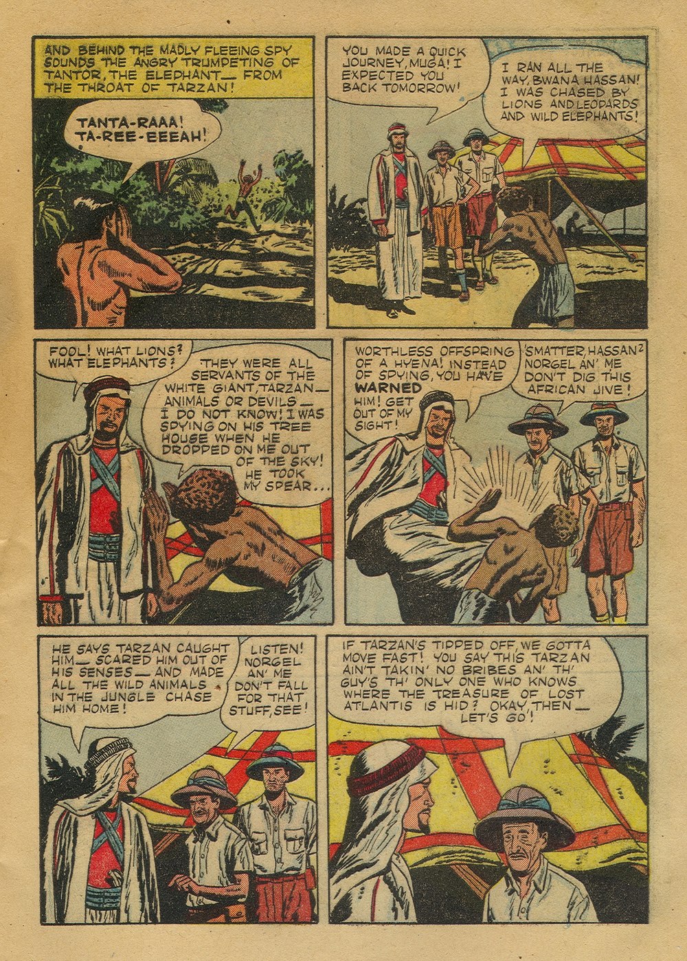 Read online Tarzan (1948) comic -  Issue #5 - 5