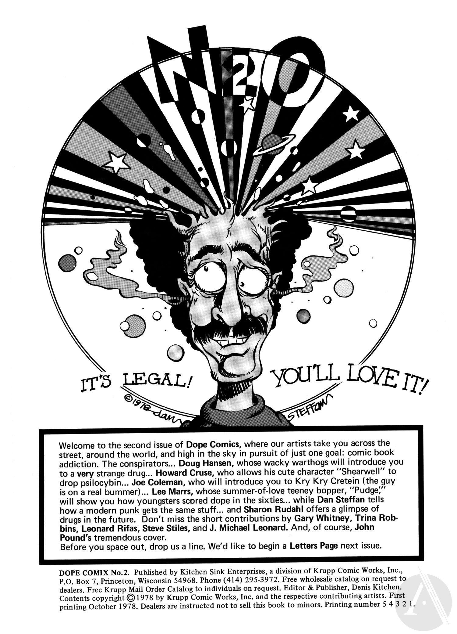Read online Dope Comix comic -  Issue #2 - 2