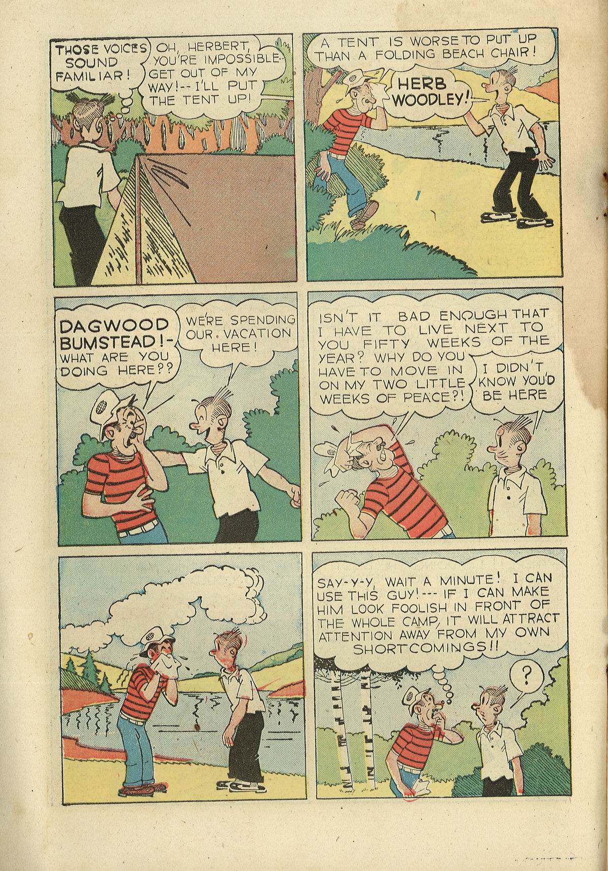 Read online Blondie Comics (1947) comic -  Issue #12 - 8