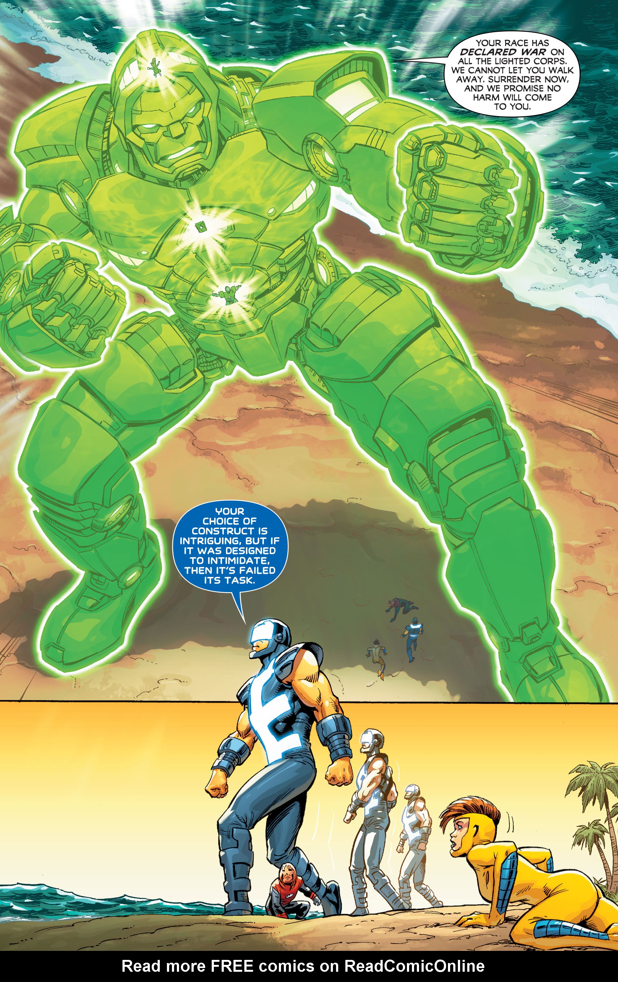 Read online Infinity Man and the Forever People comic -  Issue #6 - 9