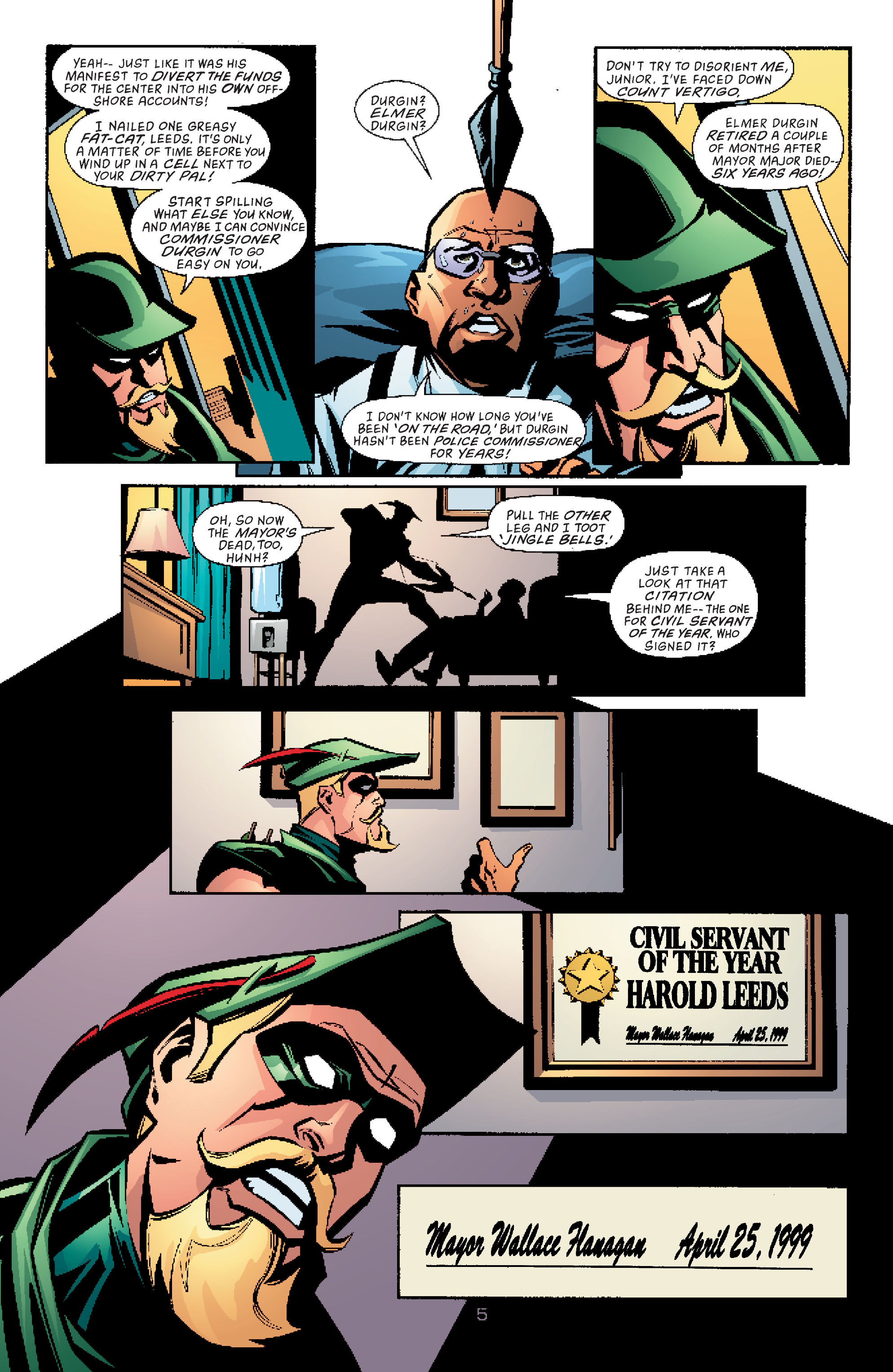 Read online Green Arrow (2001) comic -  Issue #3 - 5