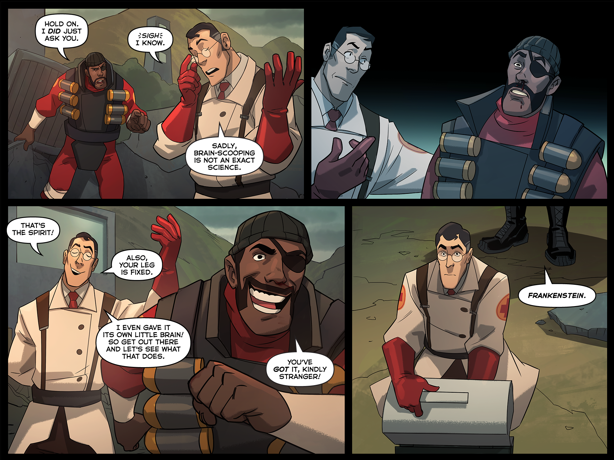 Read online Team Fortress 2 comic -  Issue #6 - 98