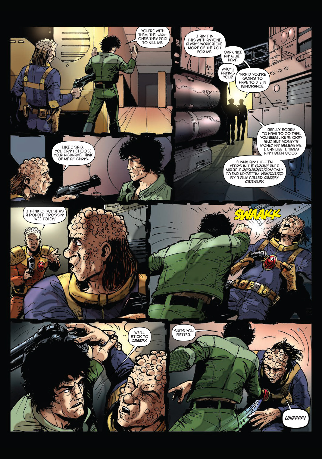 Read online Strontium Dog: The Life and Death of Johnny Alpha: The Project comic -  Issue # TPB - 93