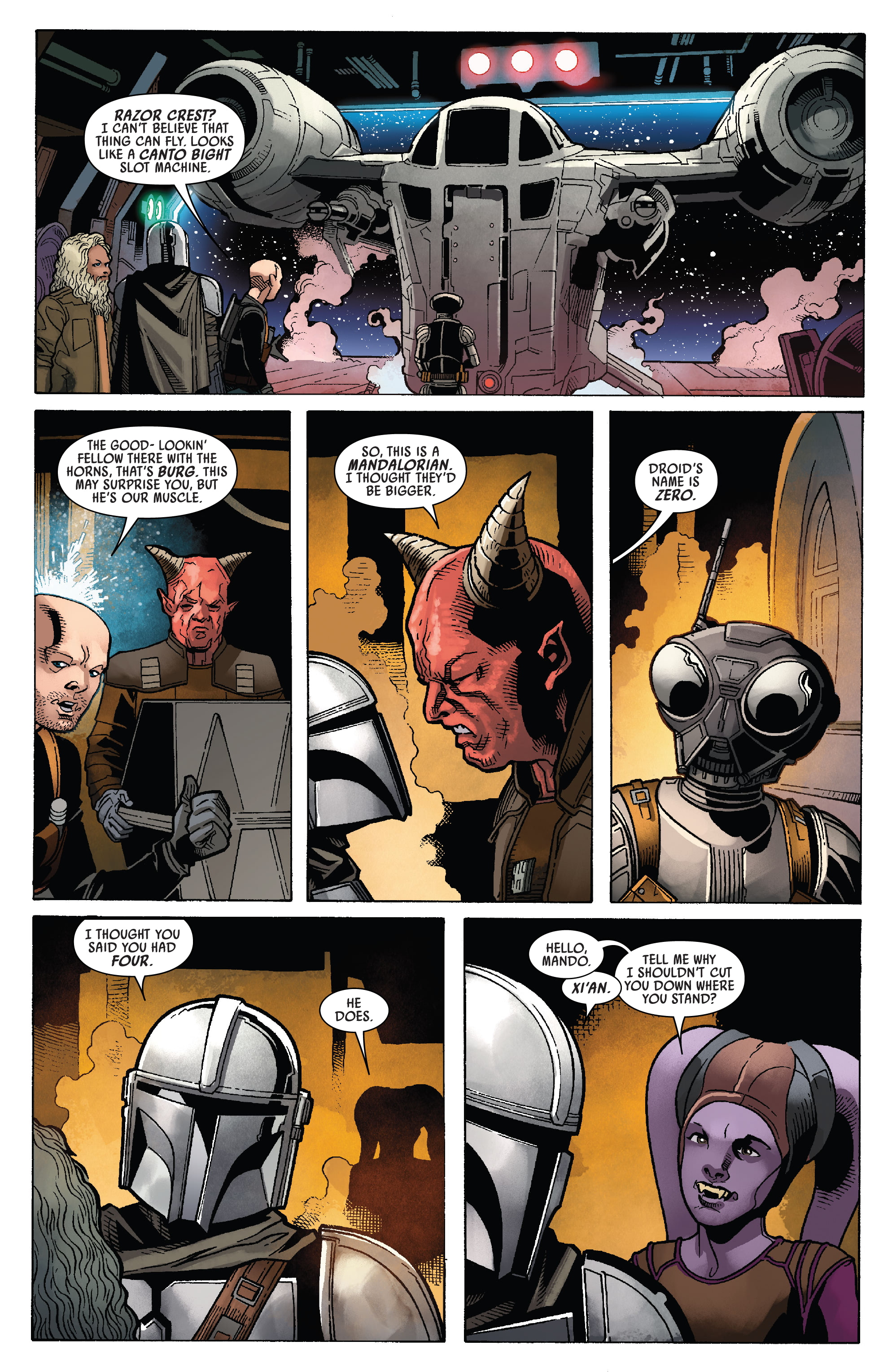 Read online Star Wars: The Mandalorian comic -  Issue #6 - 6