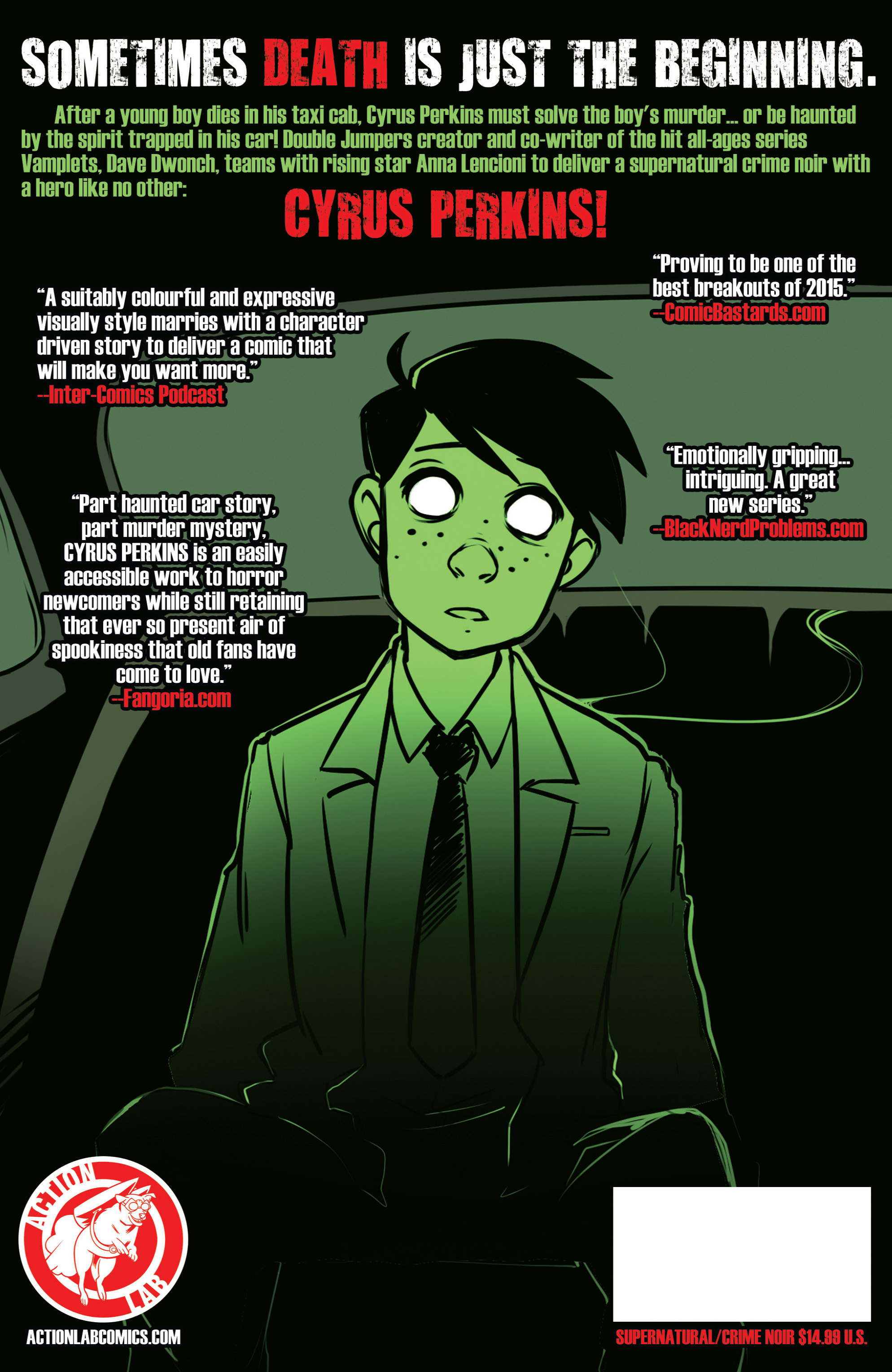 Read online Cyrus Perkins and the Haunted Taxicab comic -  Issue # TPB - 126