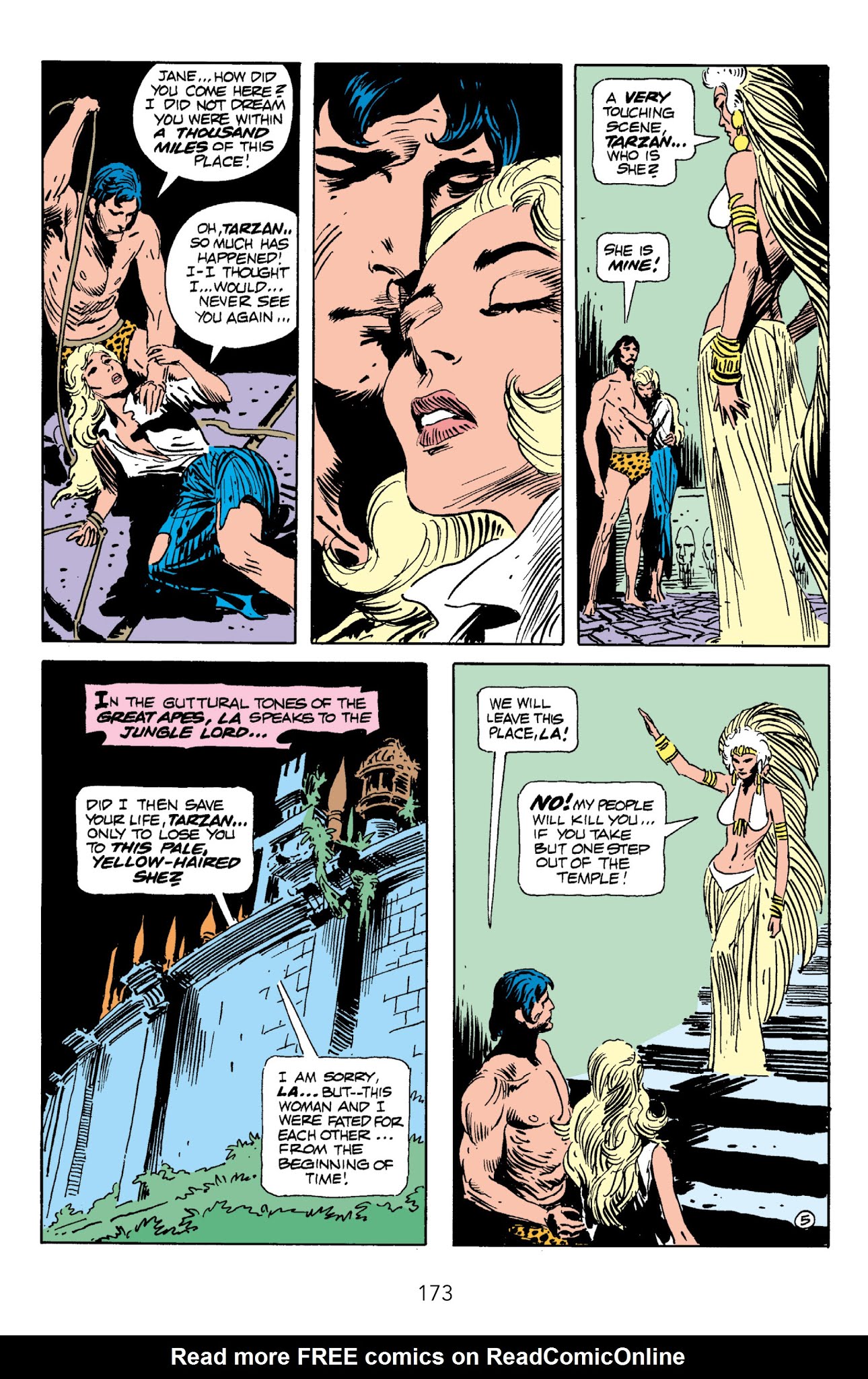 Read online Edgar Rice Burroughs' Tarzan The Joe Kubert Years comic -  Issue # TPB 2 (Part 2) - 67