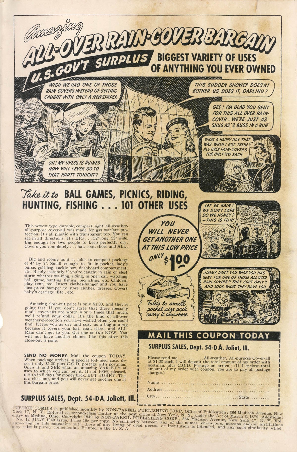Read online Justice Comics (1948) comic -  Issue #12 - 2