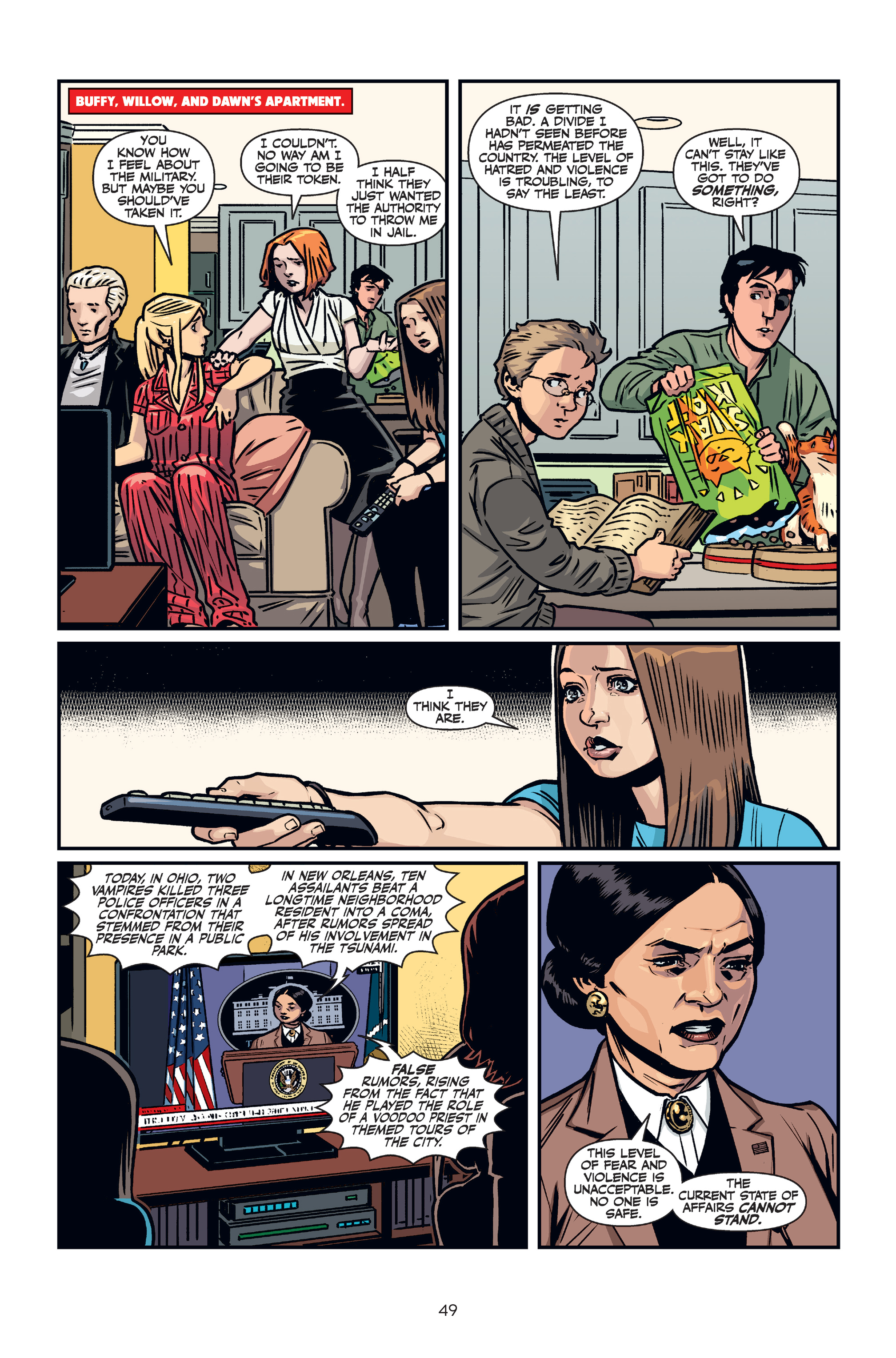 Read online Buffy the Vampire Slayer Season 11 comic -  Issue # _Library Edition (Part 1) - 50
