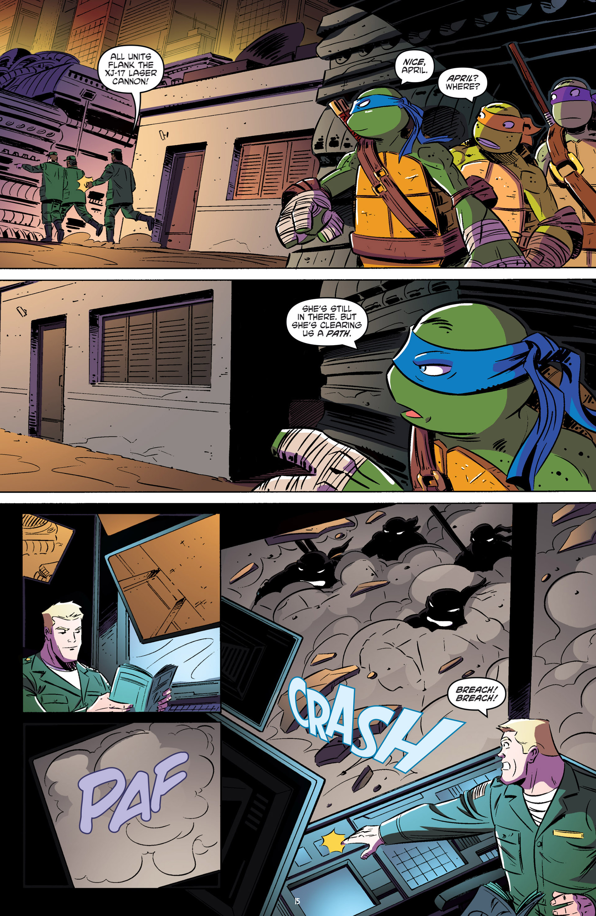 Read online Teenage Mutant Ninja Turtles New Animated Adventures comic -  Issue #1 - 17