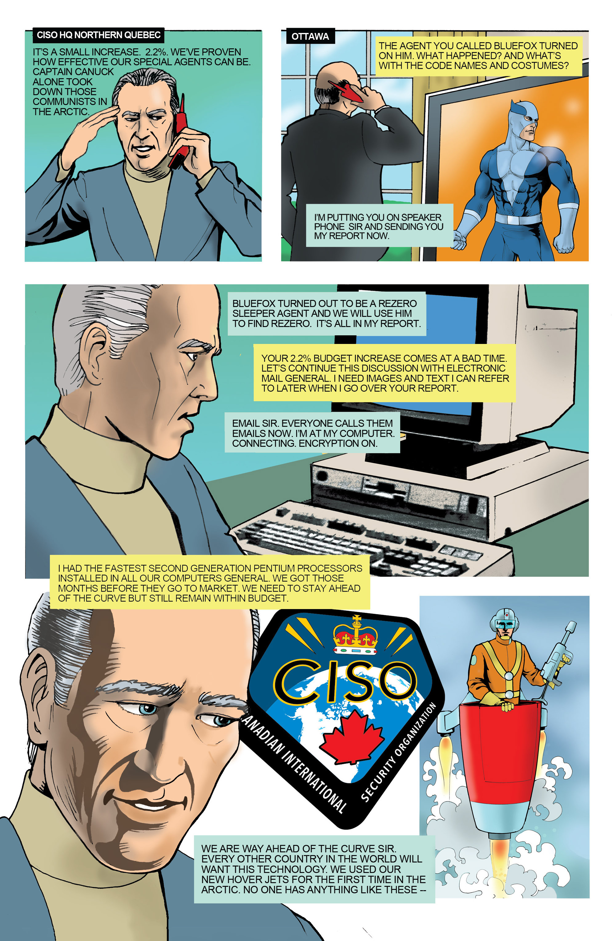 Read online Chapterhouse Archives: Captain Canuck comic -  Issue #1 - 22