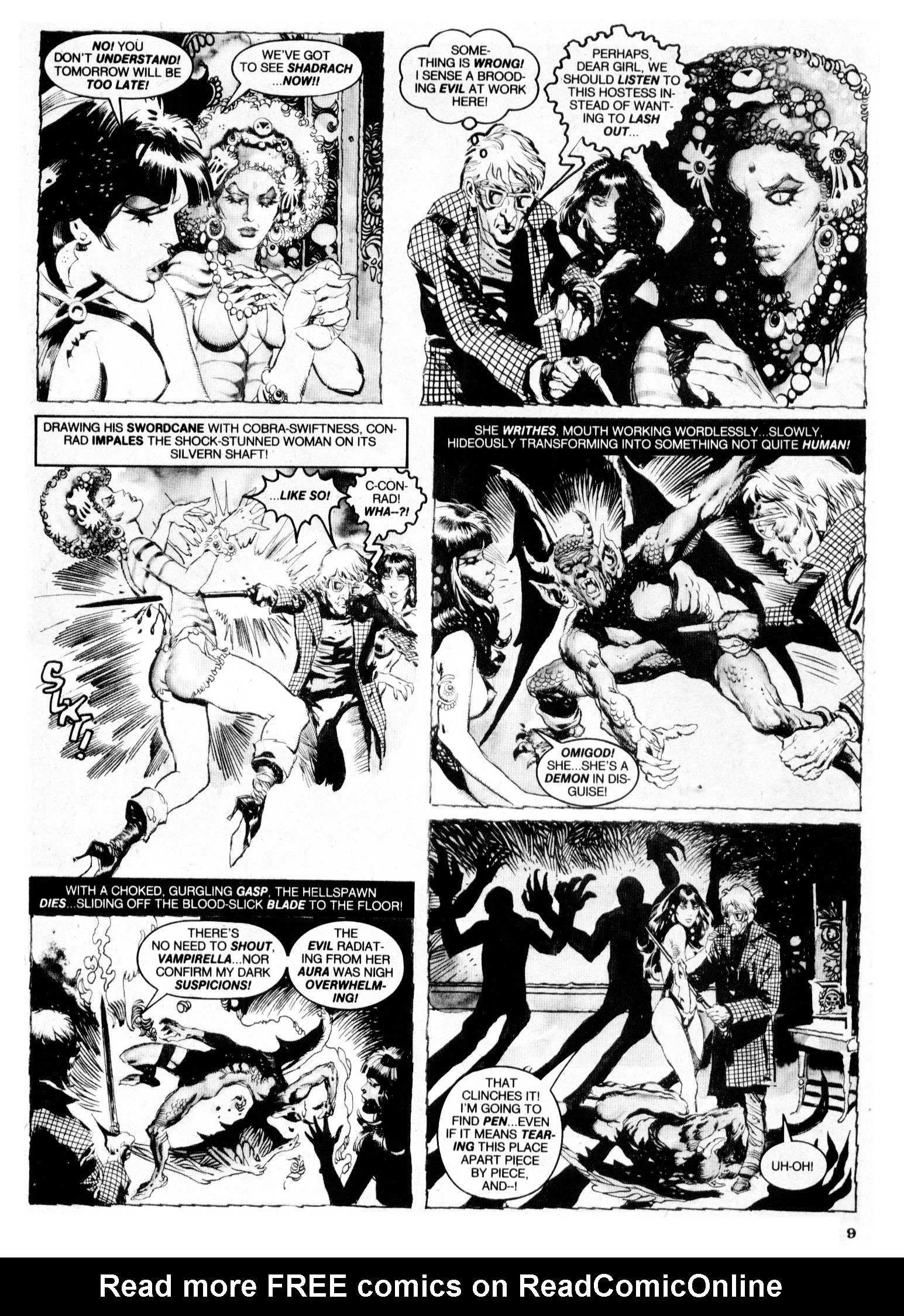 Read online Vampirella (1969) comic -  Issue #99 - 9