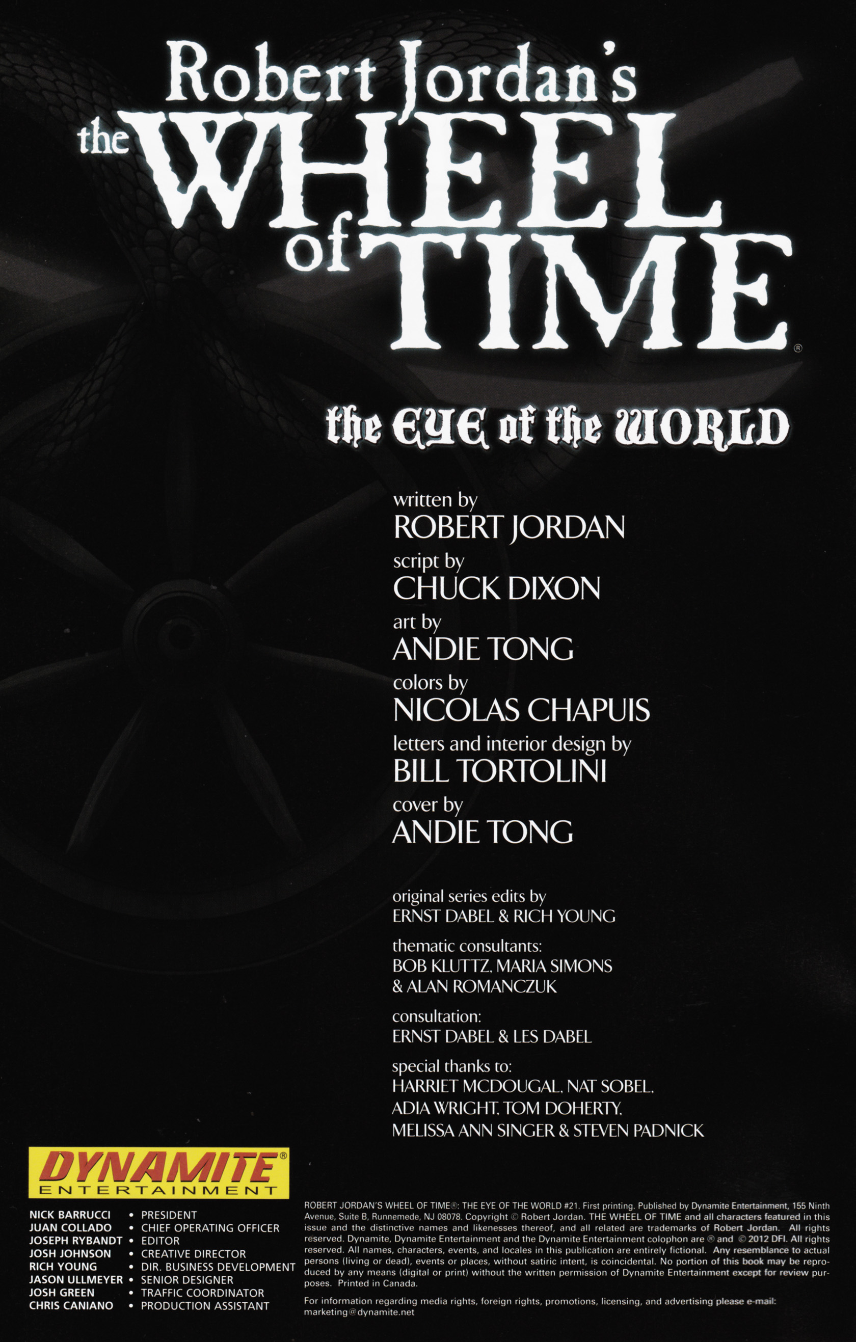 Read online Robert Jordan's Wheel of Time: The Eye of the World comic -  Issue #21 - 2
