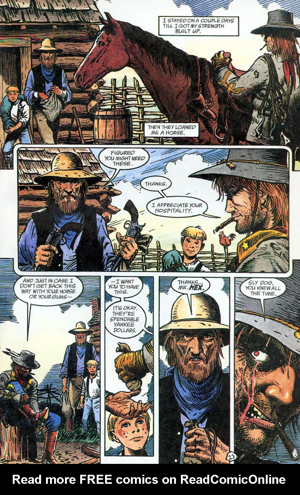 Read online Jonah Hex: Two-Gun Mojo comic -  Issue #4 - 23
