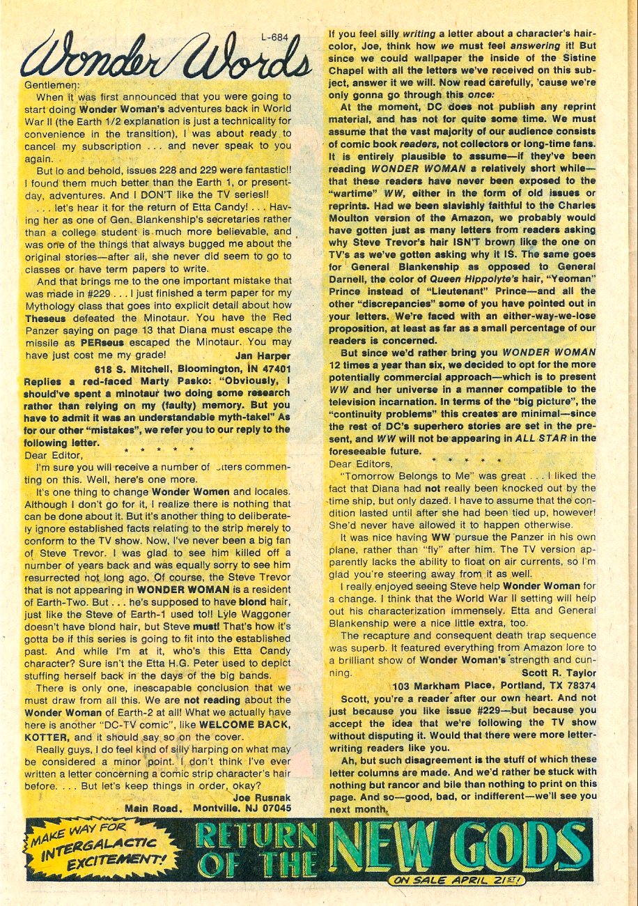 Read online Wonder Woman (1942) comic -  Issue #233 - 19