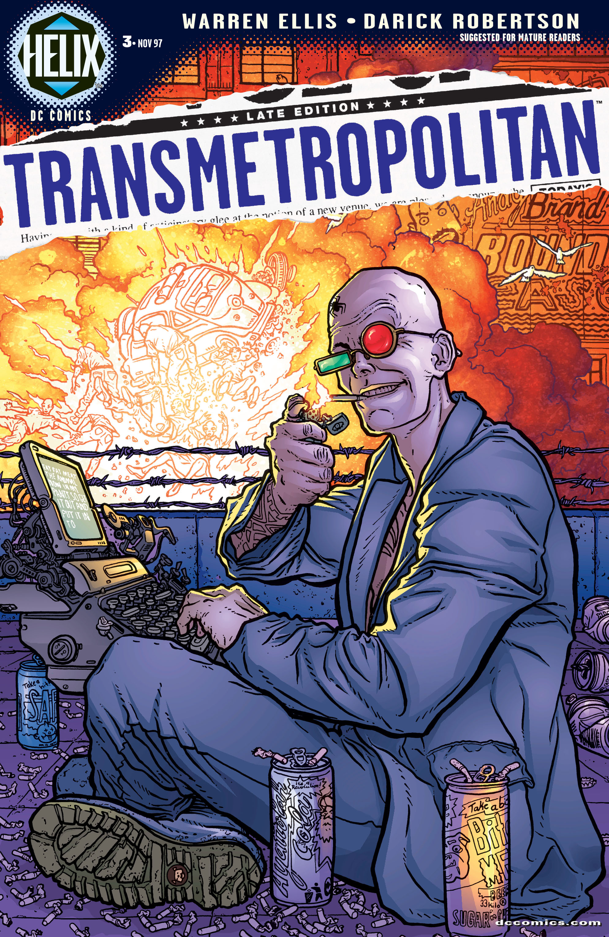 Read online Transmetropolitan comic -  Issue #3 - 1