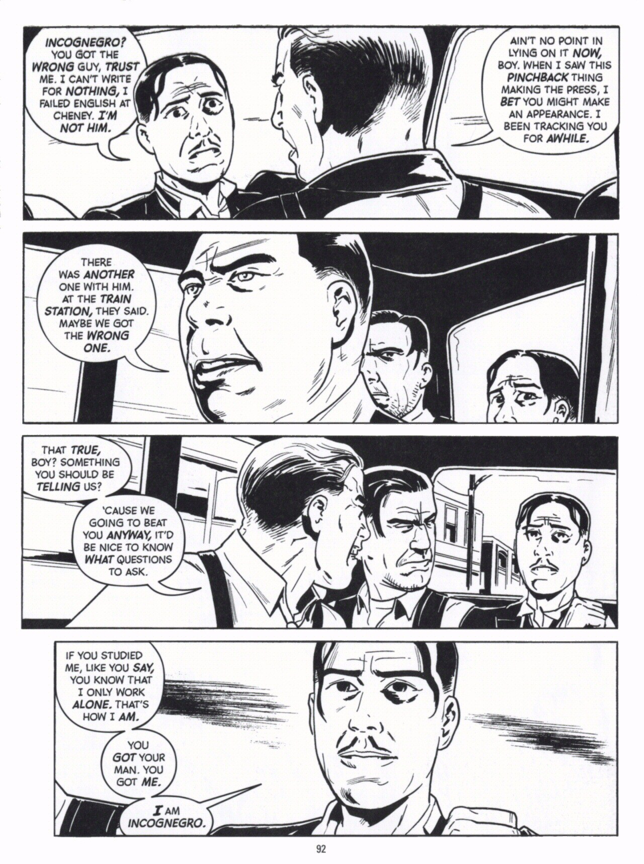 Read online Incognegro comic -  Issue # TPB - 96