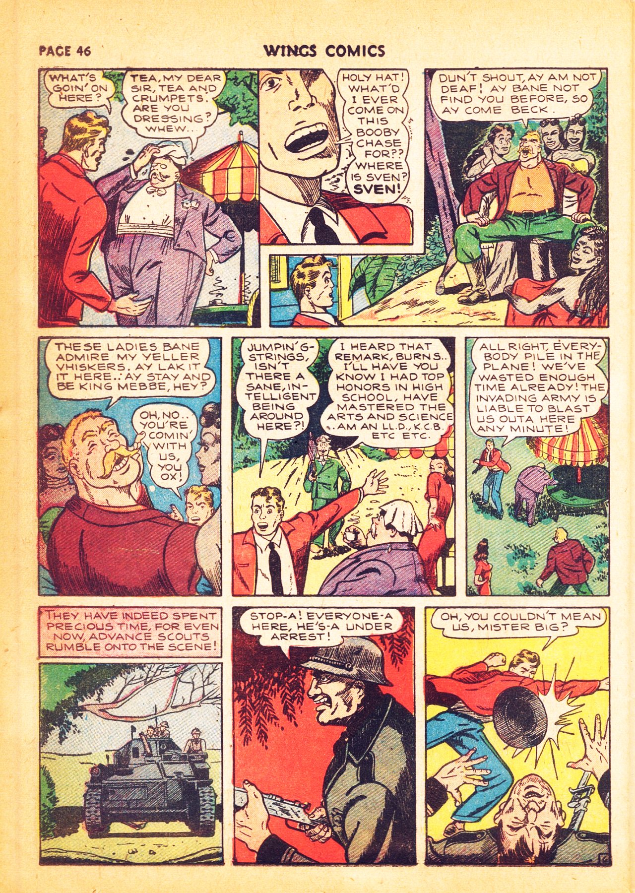 Read online Wings Comics comic -  Issue #4 - 48