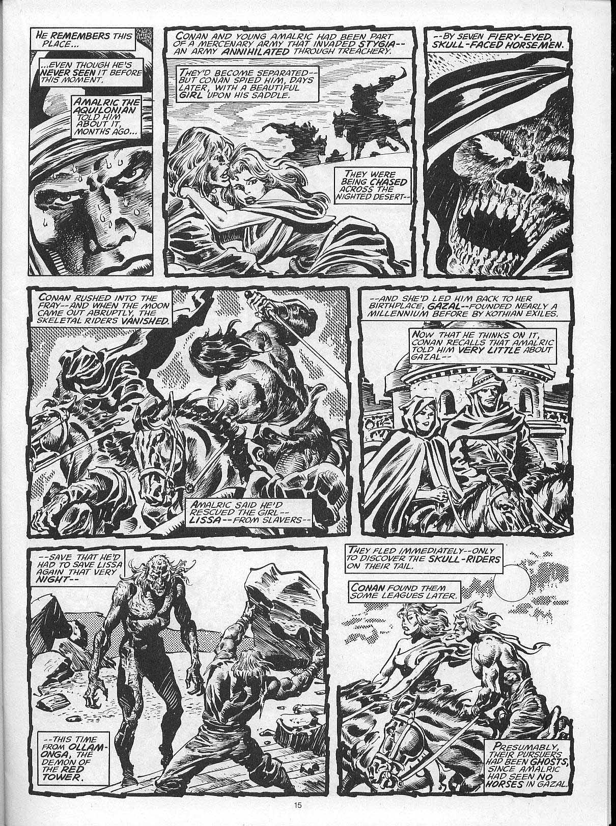 Read online The Savage Sword Of Conan comic -  Issue #204 - 17