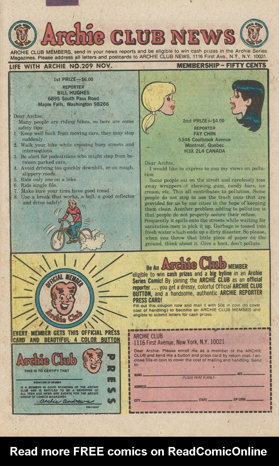 Read online Life With Archie (1958) comic -  Issue #209 - 26