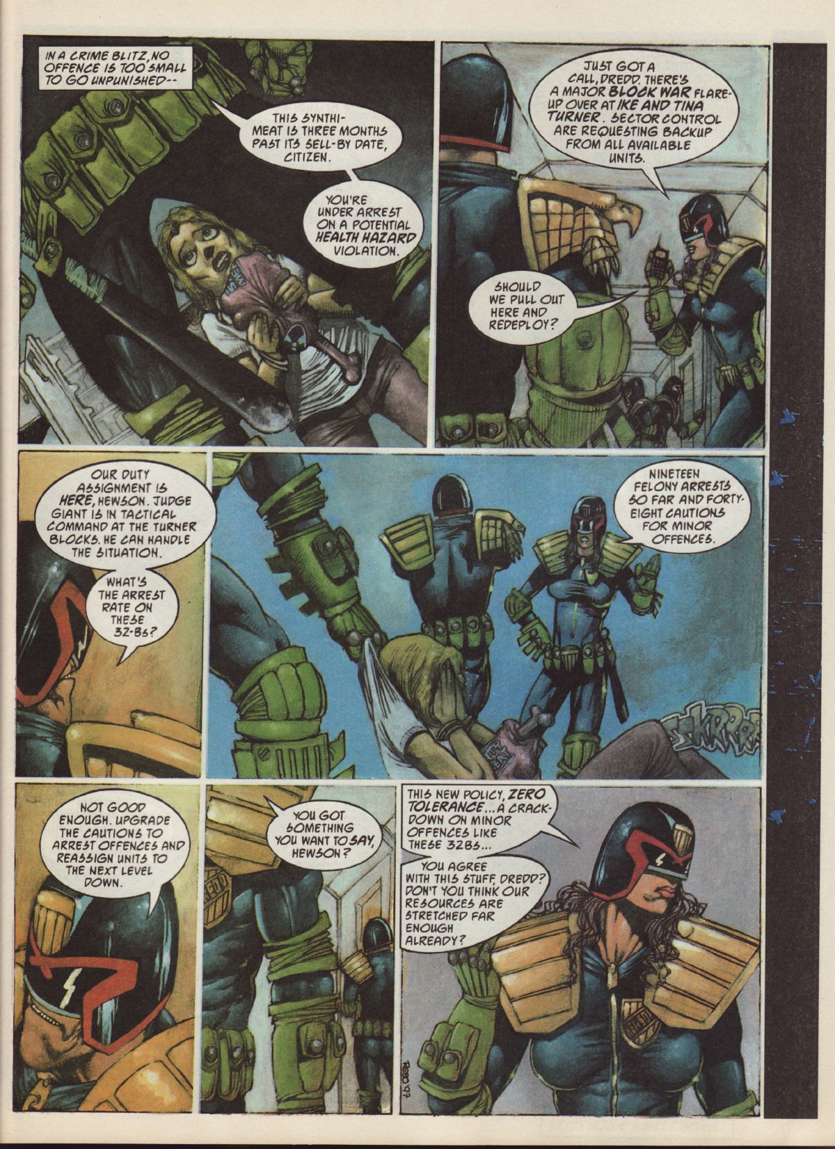 Read online Judge Dredd Megazine (vol. 3) comic -  Issue #31 - 32