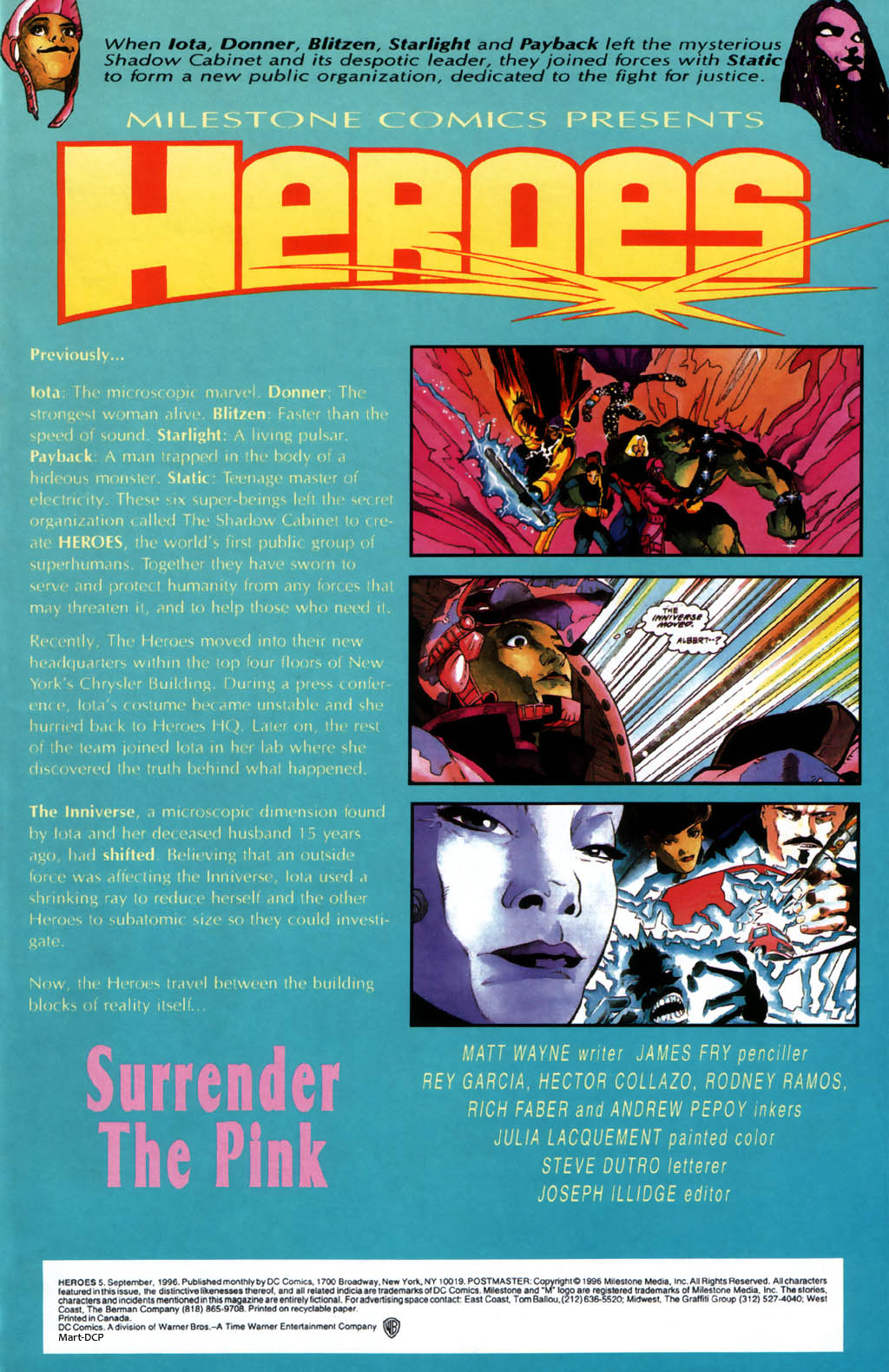 Read online Heroes (1996) comic -  Issue #5 - 2