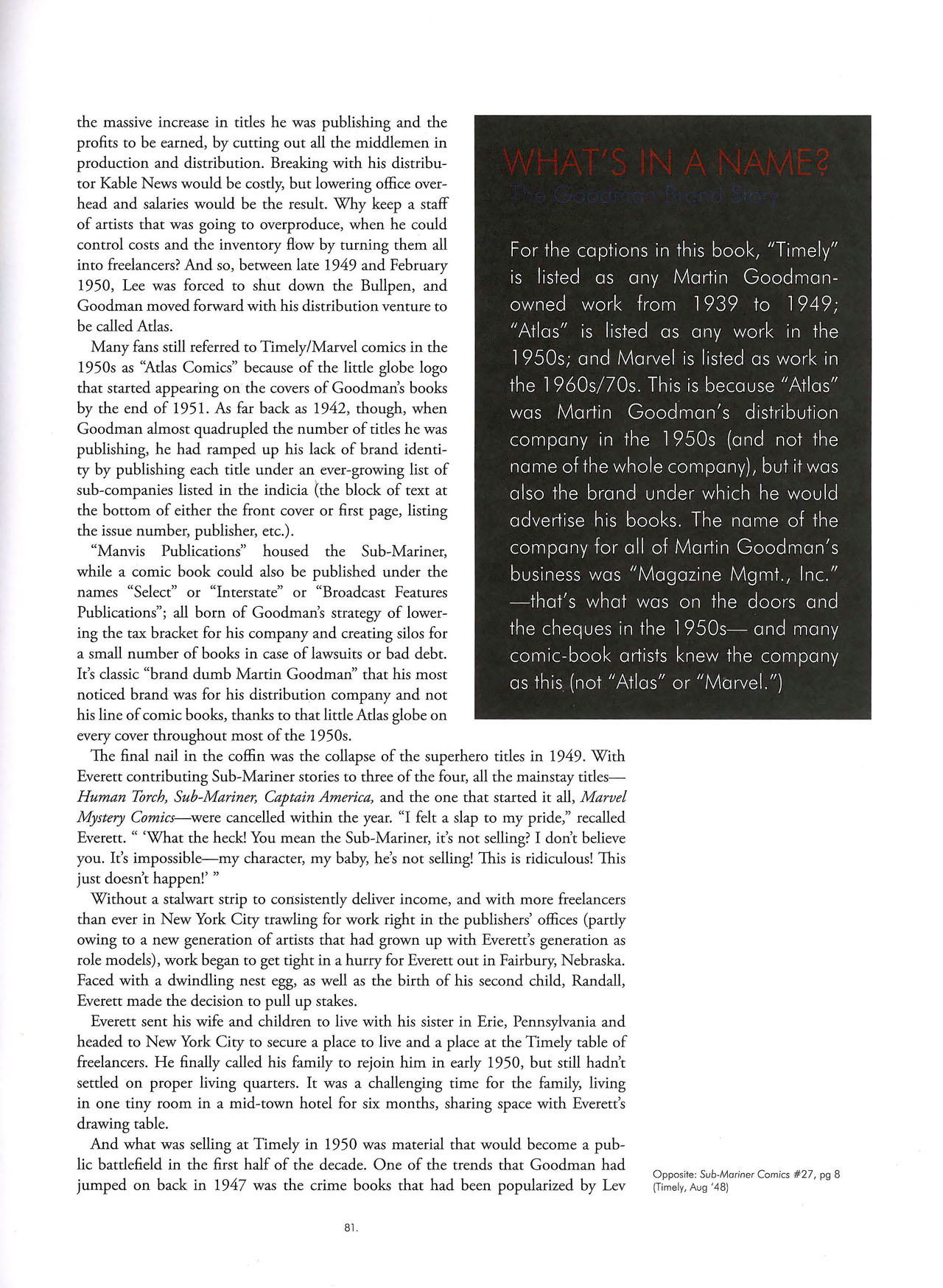 Read online Fire and Water: Bill Everett, the Sub-Mariner, and the Birth of Marvel Comics comic -  Issue # TPB (Part 1) - 84