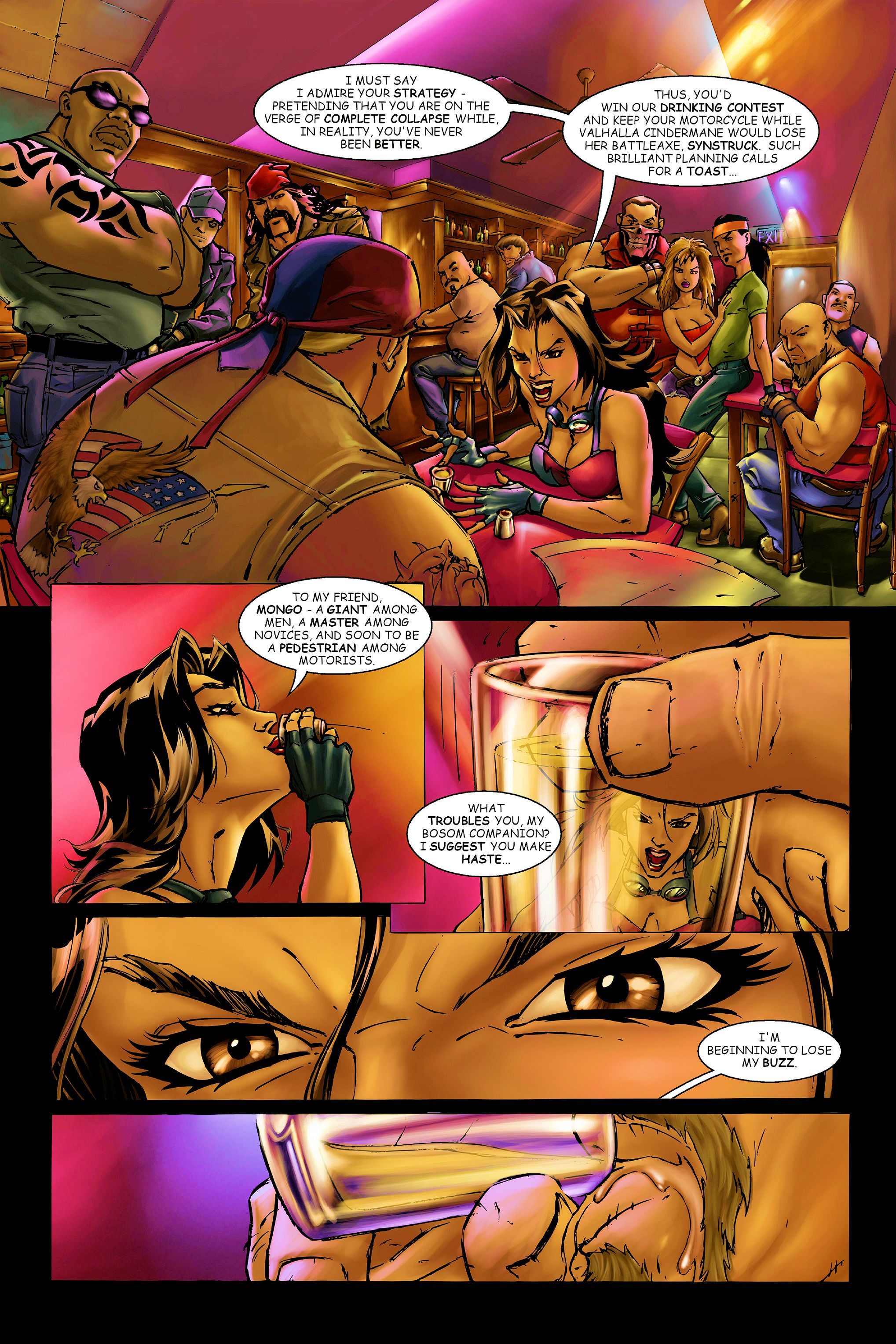 Read online Valhalla Cindermane comic -  Issue #1 - 13