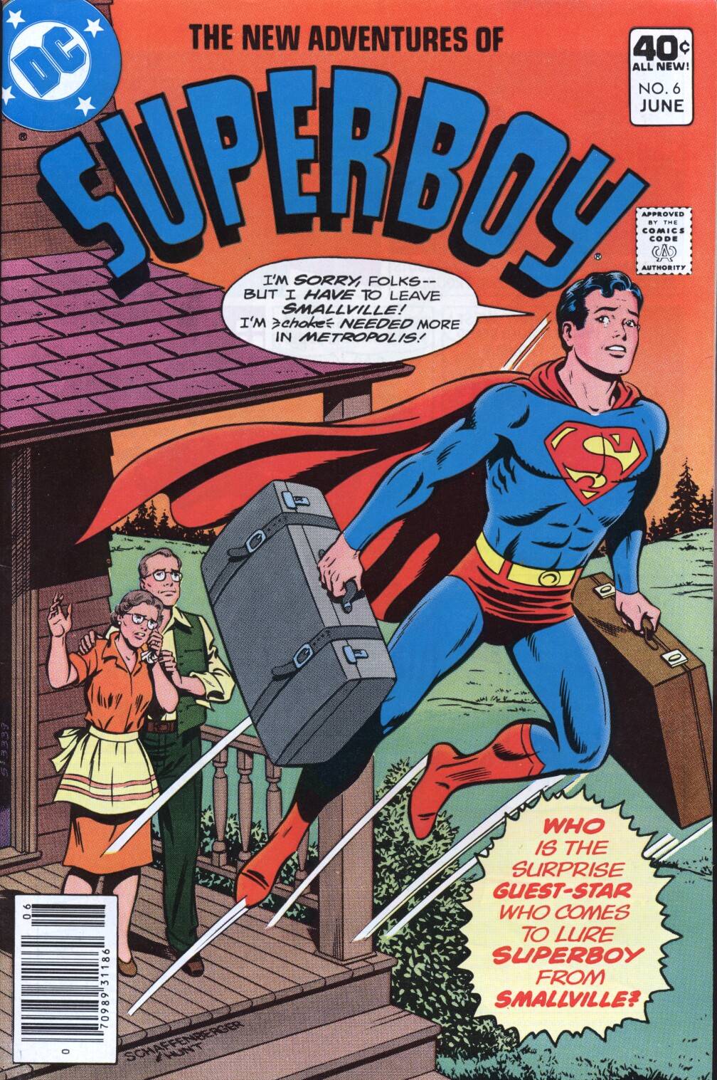 Read online The New Adventures of Superboy comic -  Issue #6 - 1