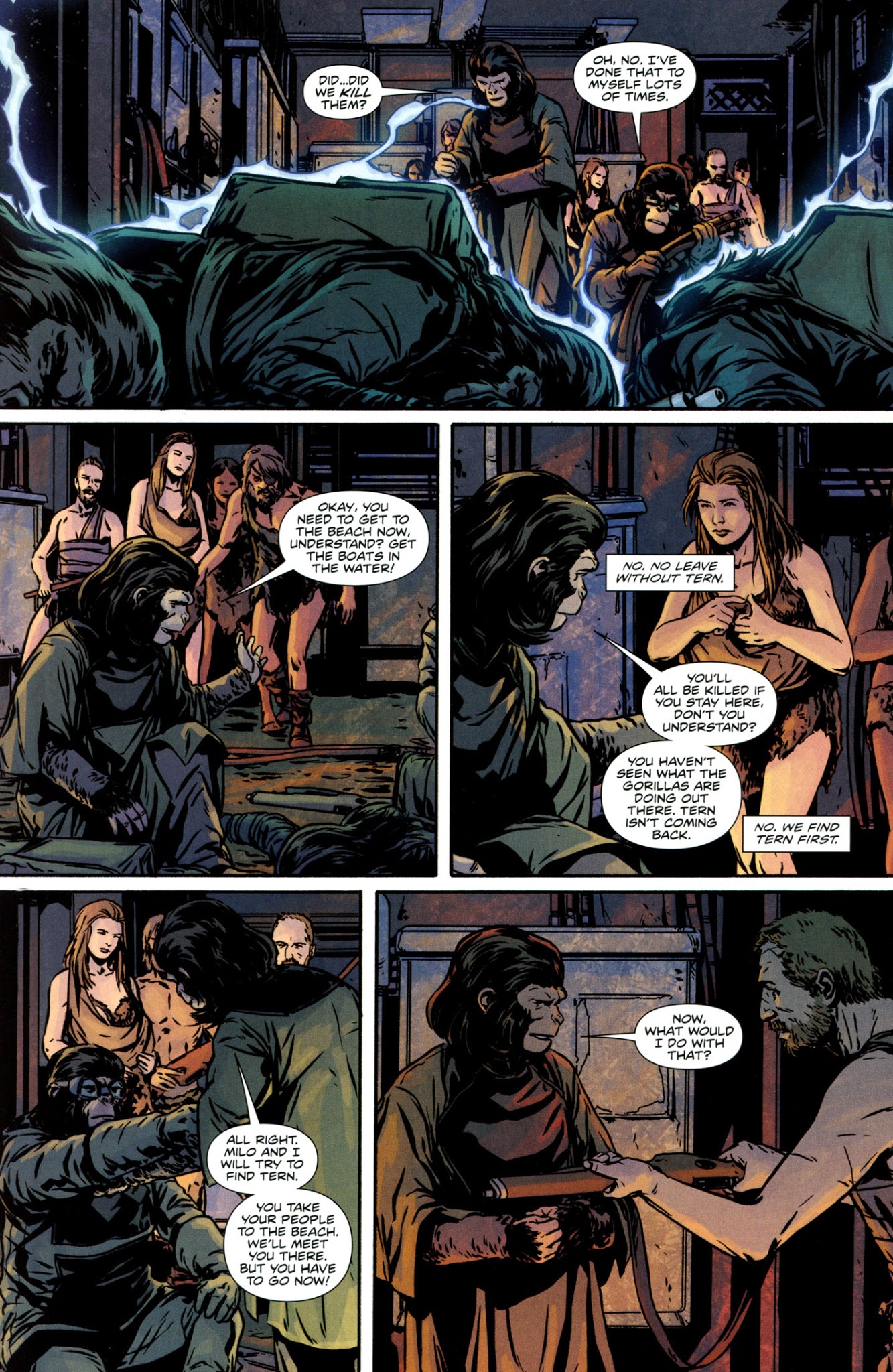 Read online Exile on the Planet of the Apes comic -  Issue #4 - 12