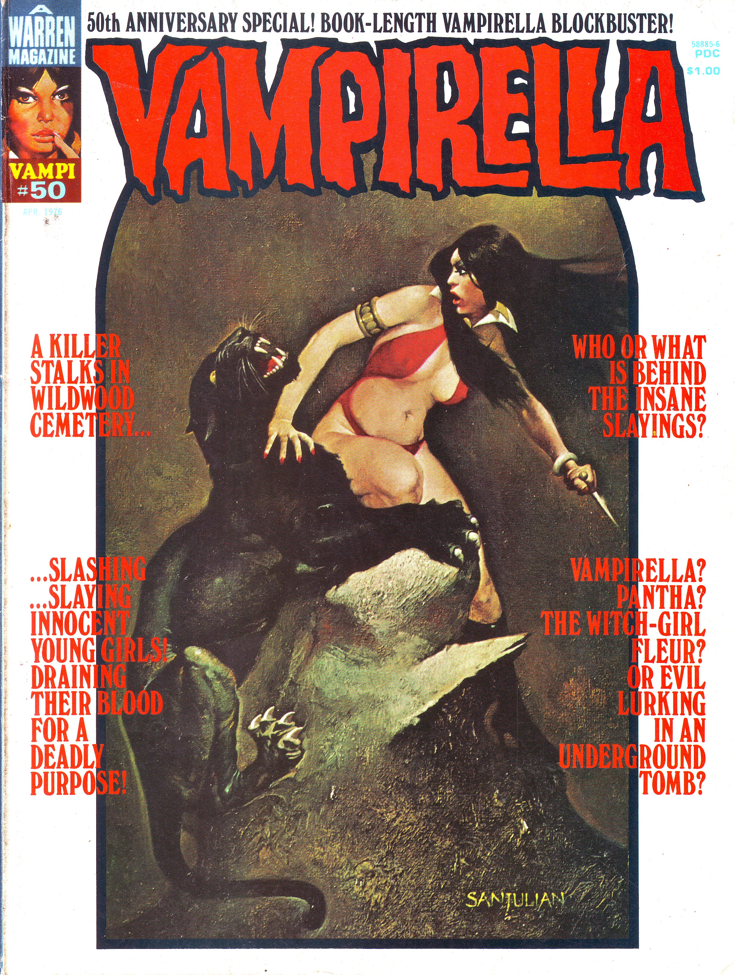 Read online Vampirella (1969) comic -  Issue #50 - 1
