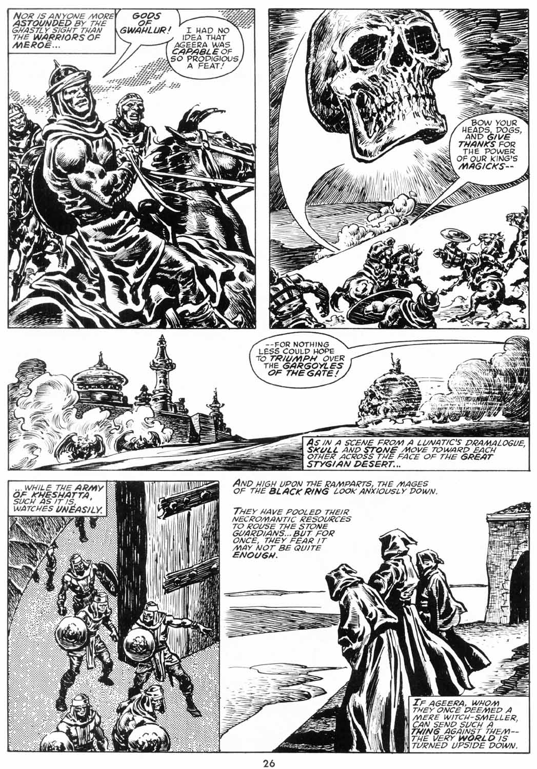 Read online The Savage Sword Of Conan comic -  Issue #206 - 27