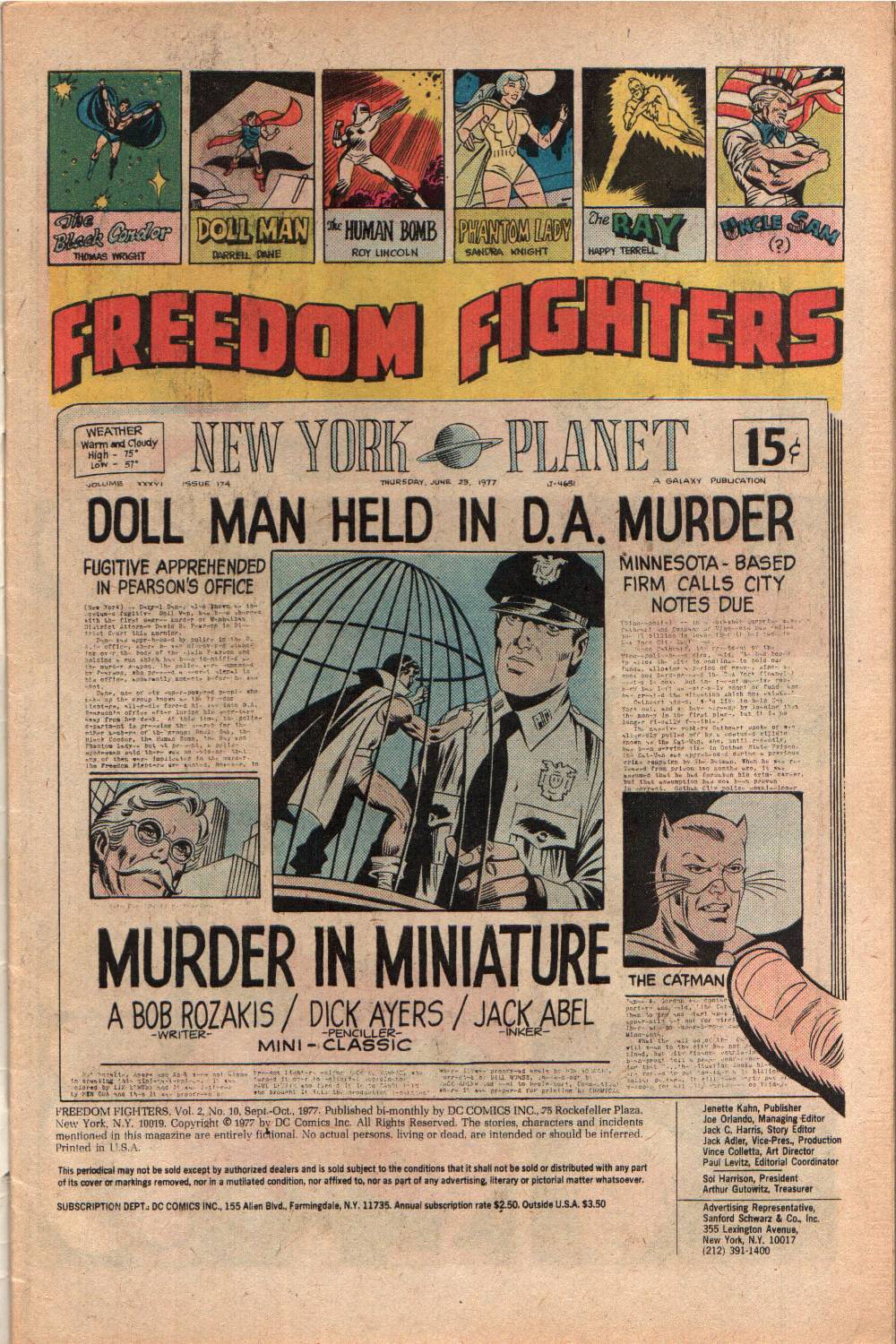 Freedom Fighters (1976) Issue #10 #10 - English 3