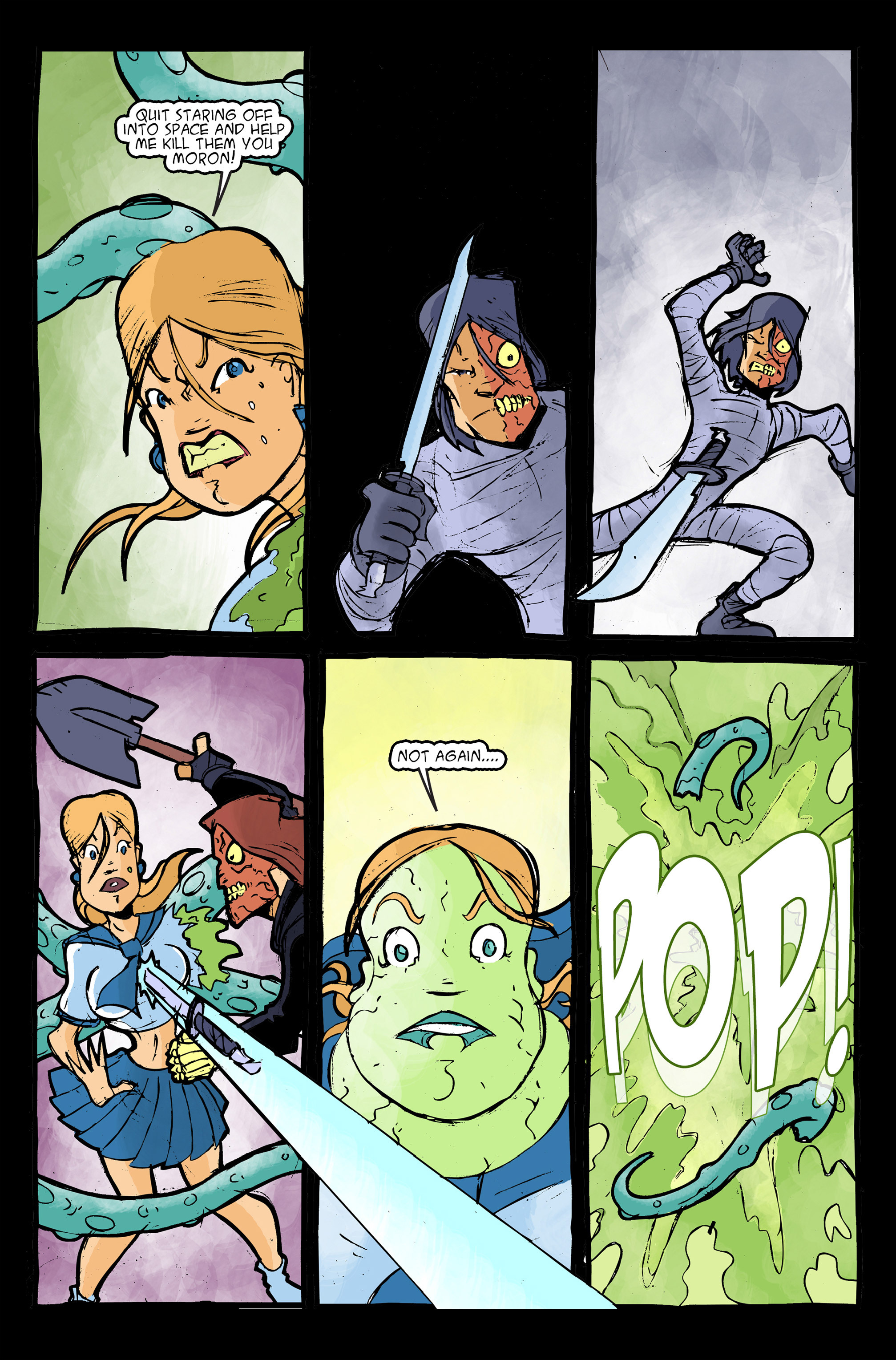 Read online Hack/Slash vs. Halloween Man Special comic -  Issue # Full - 66