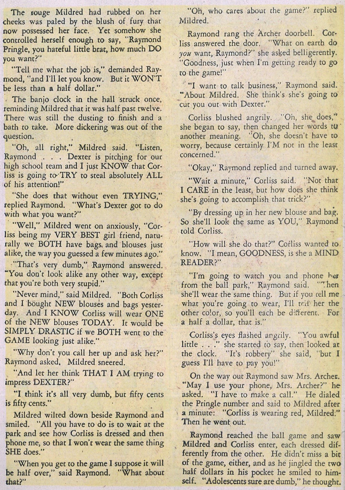 Read online Meet Corliss Archer comic -  Issue #3 - 19