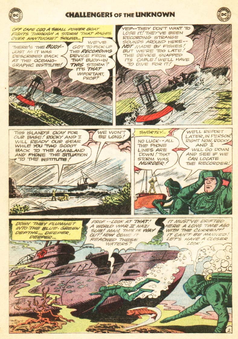 Read online Challengers of the Unknown (1958) comic -  Issue #34 - 3