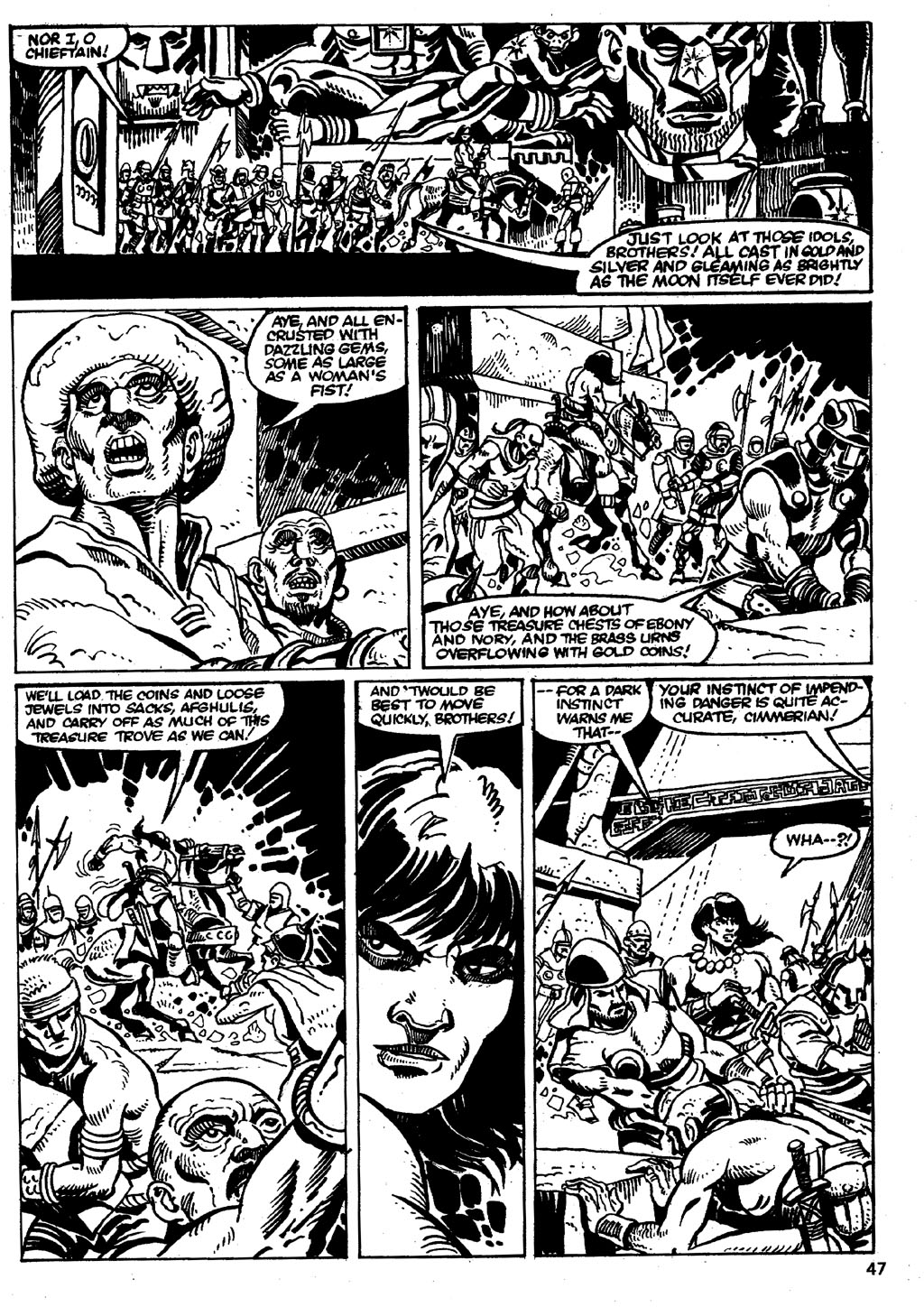 Read online The Savage Sword Of Conan comic -  Issue #86 - 47